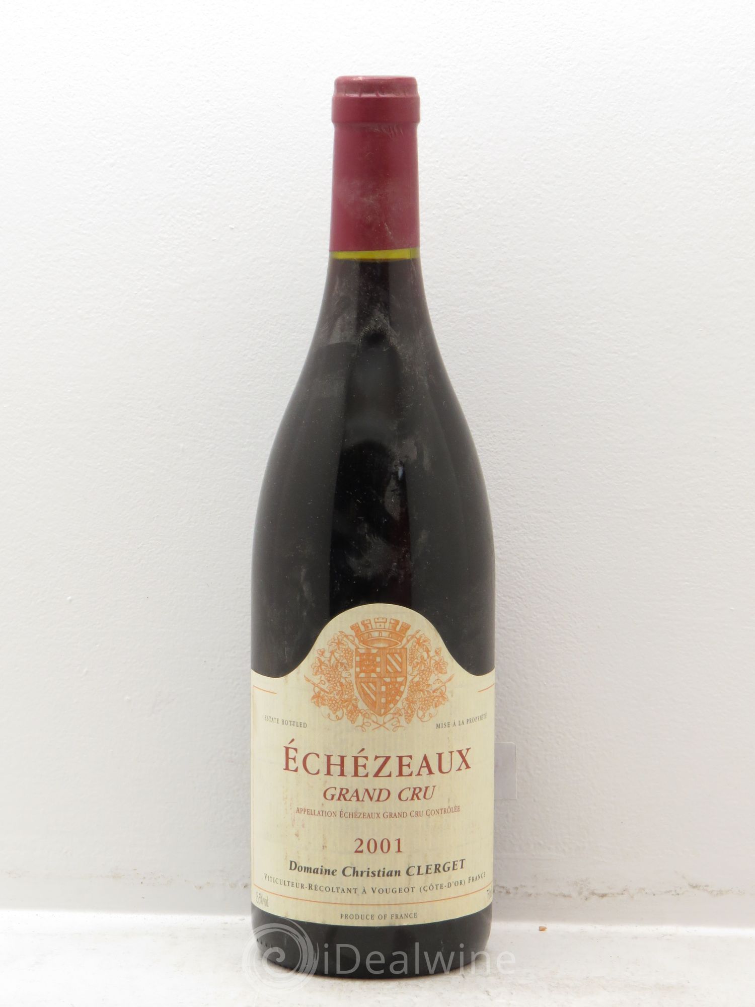 Echezeaux Grand Cru Christian Clerget 2001 - Lot de 1 bouteille - 0
