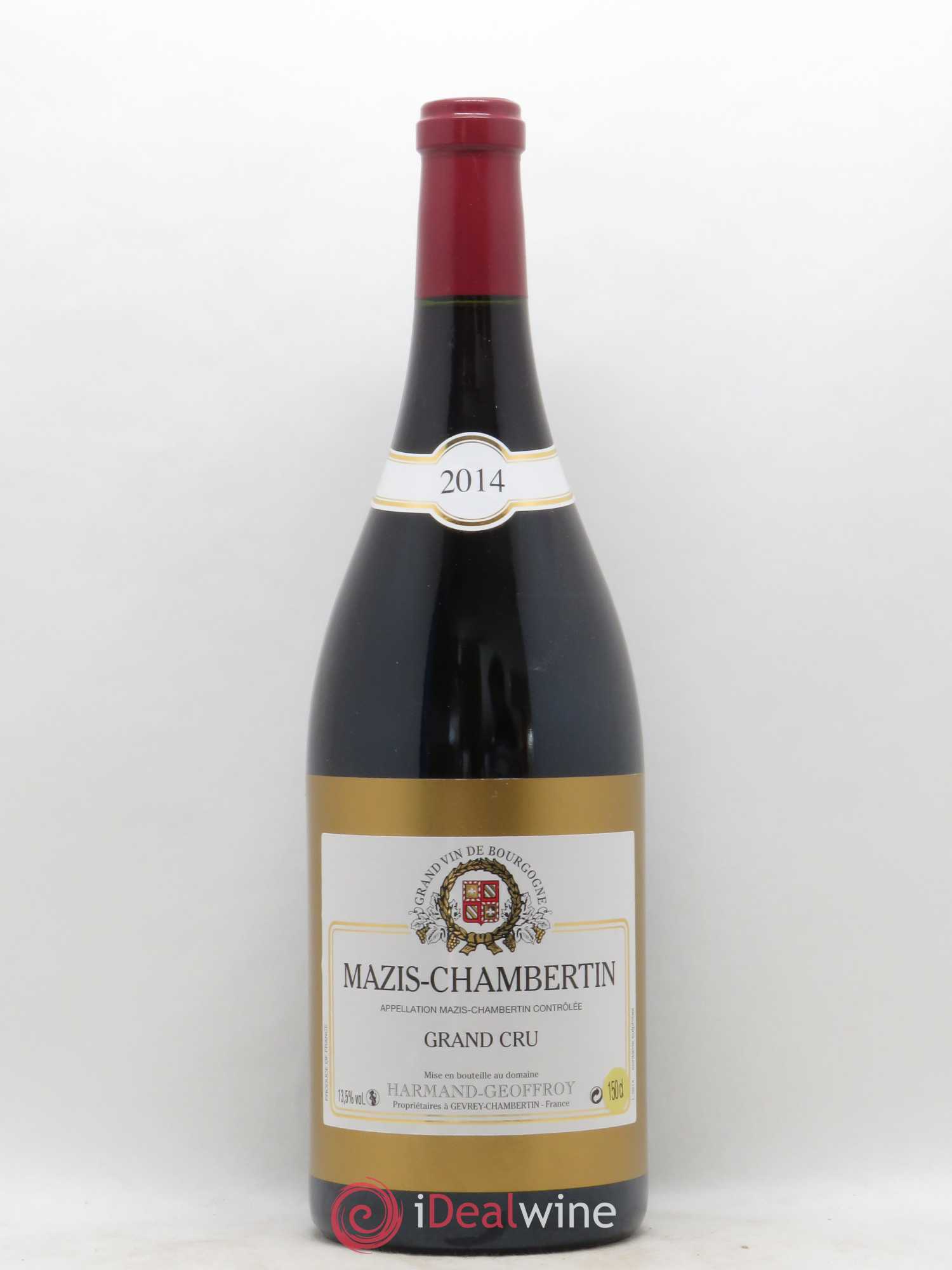 Mazis-Chambertin Grand Cru Harmand-Geoffroy (Domaine) 2014 - Lot de 1 magnum - 0