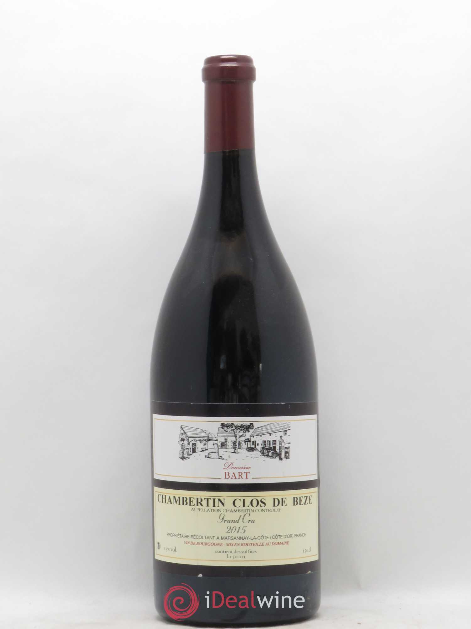 Chambertin Clos de Bèze Grand Cru Bart (Domaine) 2015 - Lot de 1 magnum - 0
