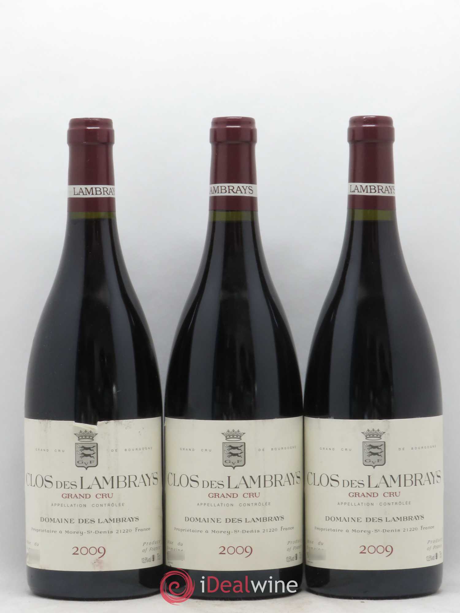 Clos des Lambrays Grand Cru Domaine des Lambrays 2009 - Lot de 3 bouteilles - 0