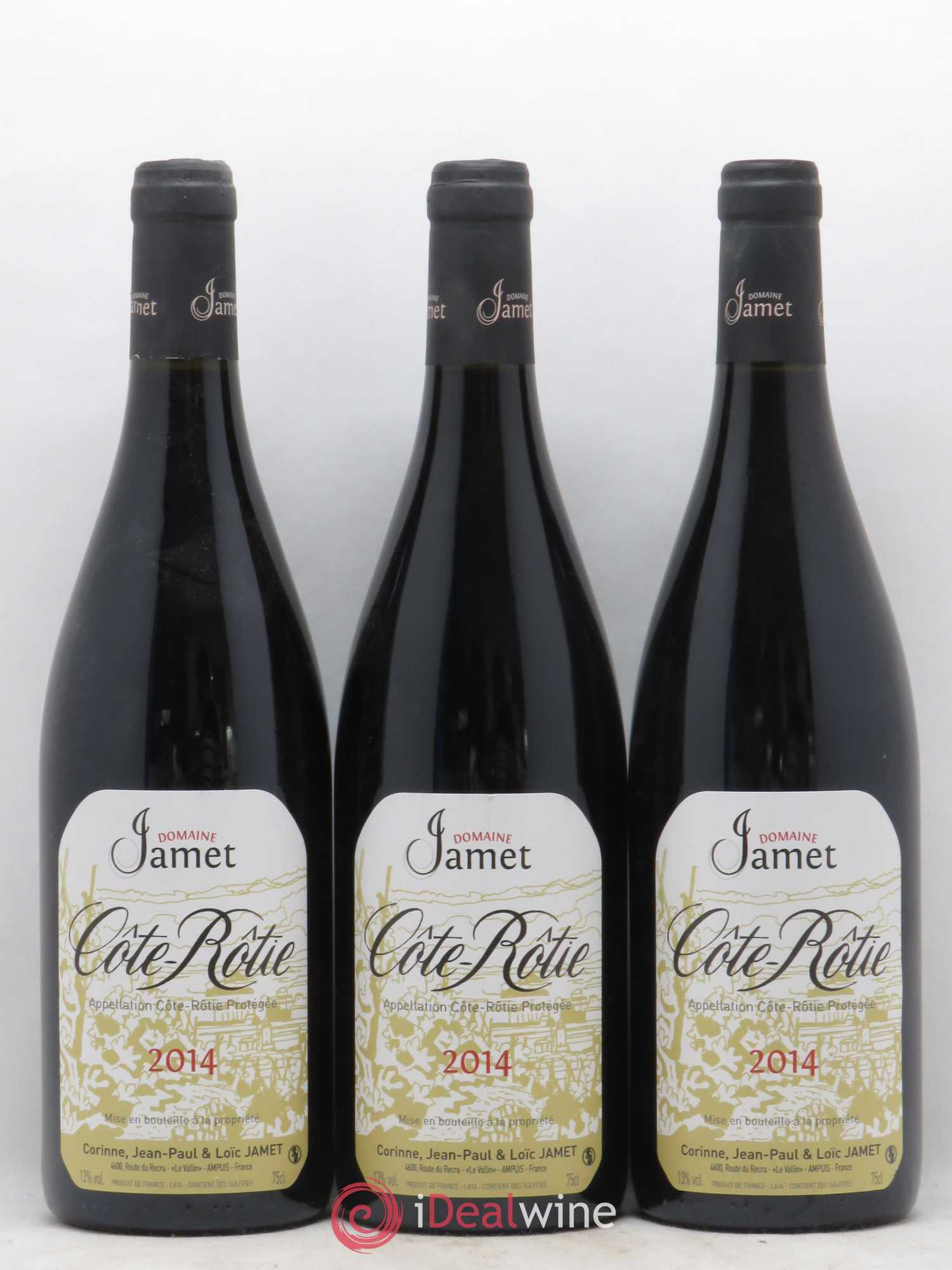 Côte-Rôtie Jamet (Domaine) 2014 - Lot de 3 bouteilles - 0
