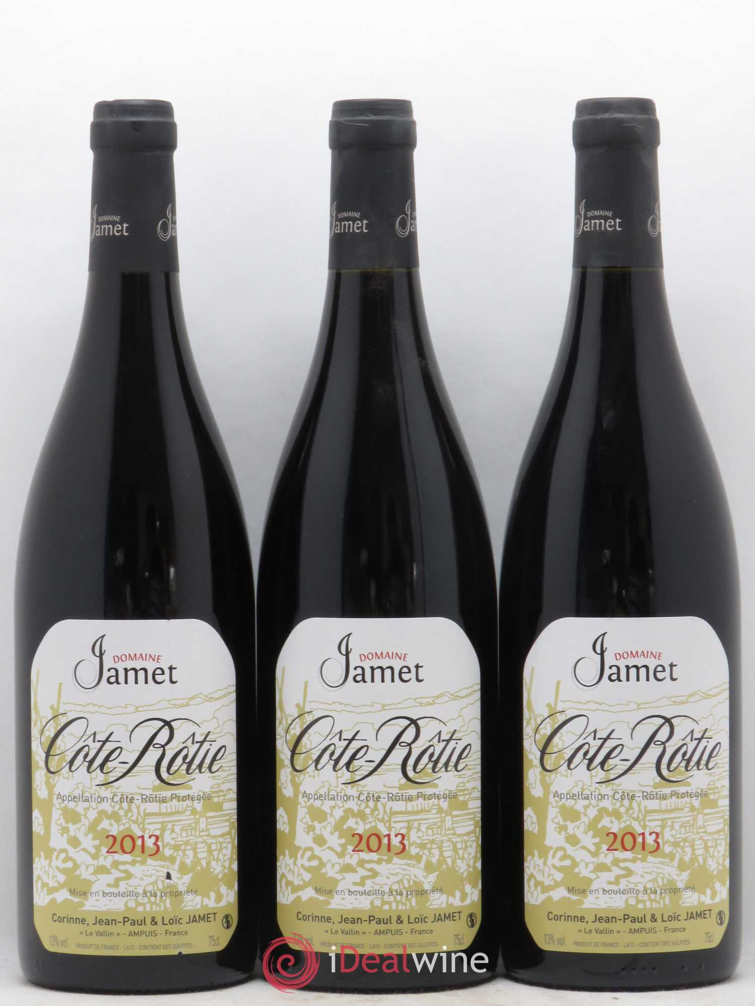 Côte-Rôtie Jamet (Domaine) 2013 - Lot de 3 bouteilles - 0