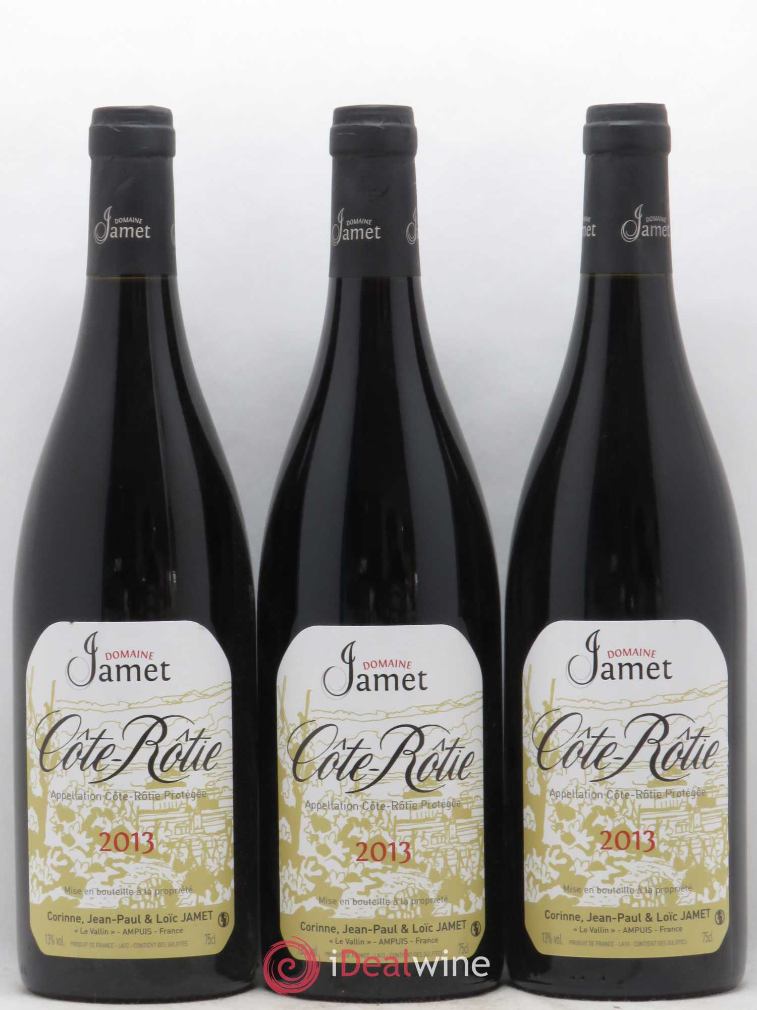 Côte-Rôtie Jamet (Domaine) 2013 - Lot de 3 bouteilles - 0