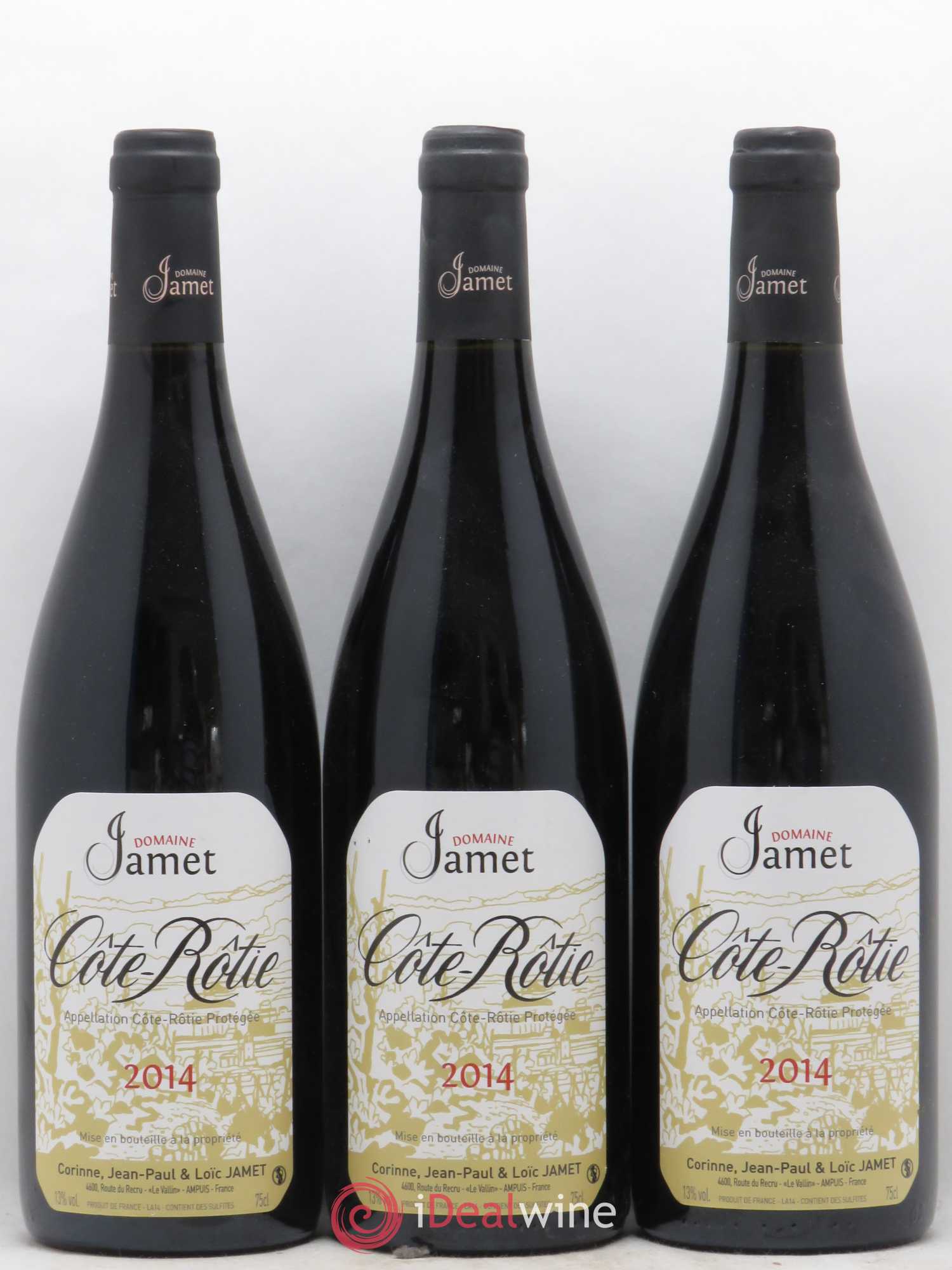 Côte-Rôtie Jamet (Domaine) 2014 - Lot de 3 bouteilles - 0