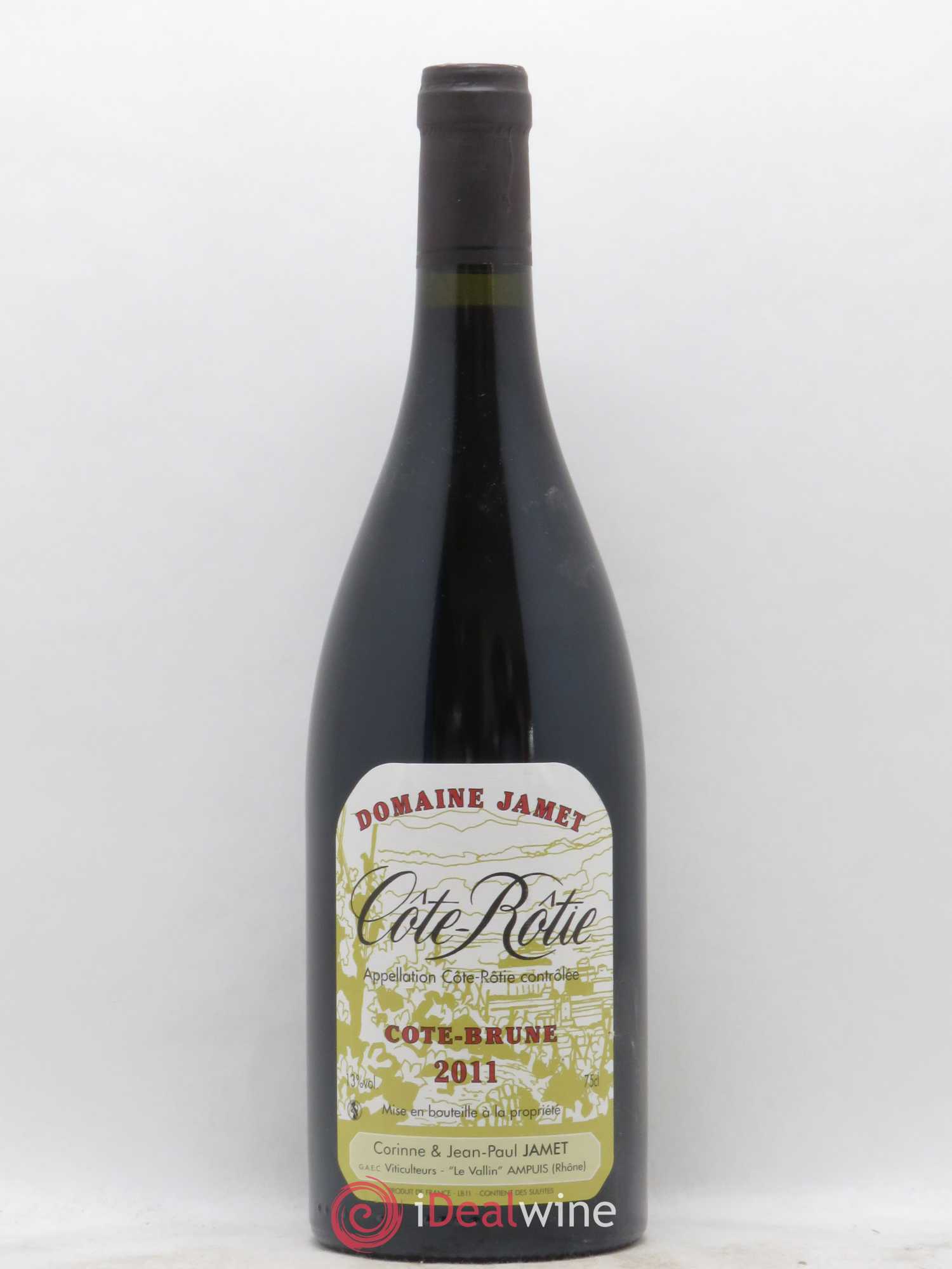 Côte-Rôtie Côte Brune Jamet (Domaine) 2011 - Lot de 1 bouteille - 0