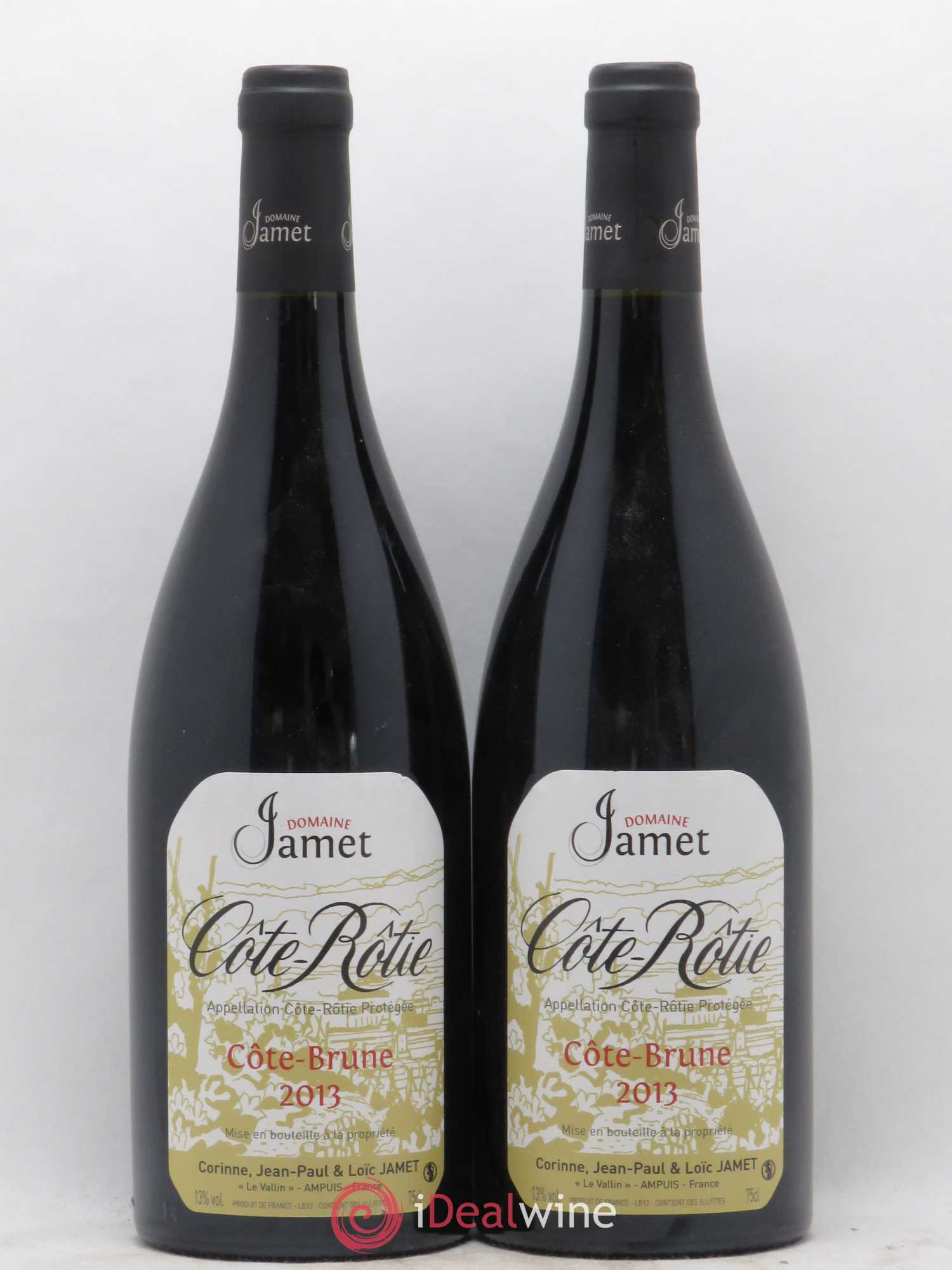 Côte-Rôtie Côte Brune Jamet (Domaine) 2013 - Lot de 2 bouteilles - 0