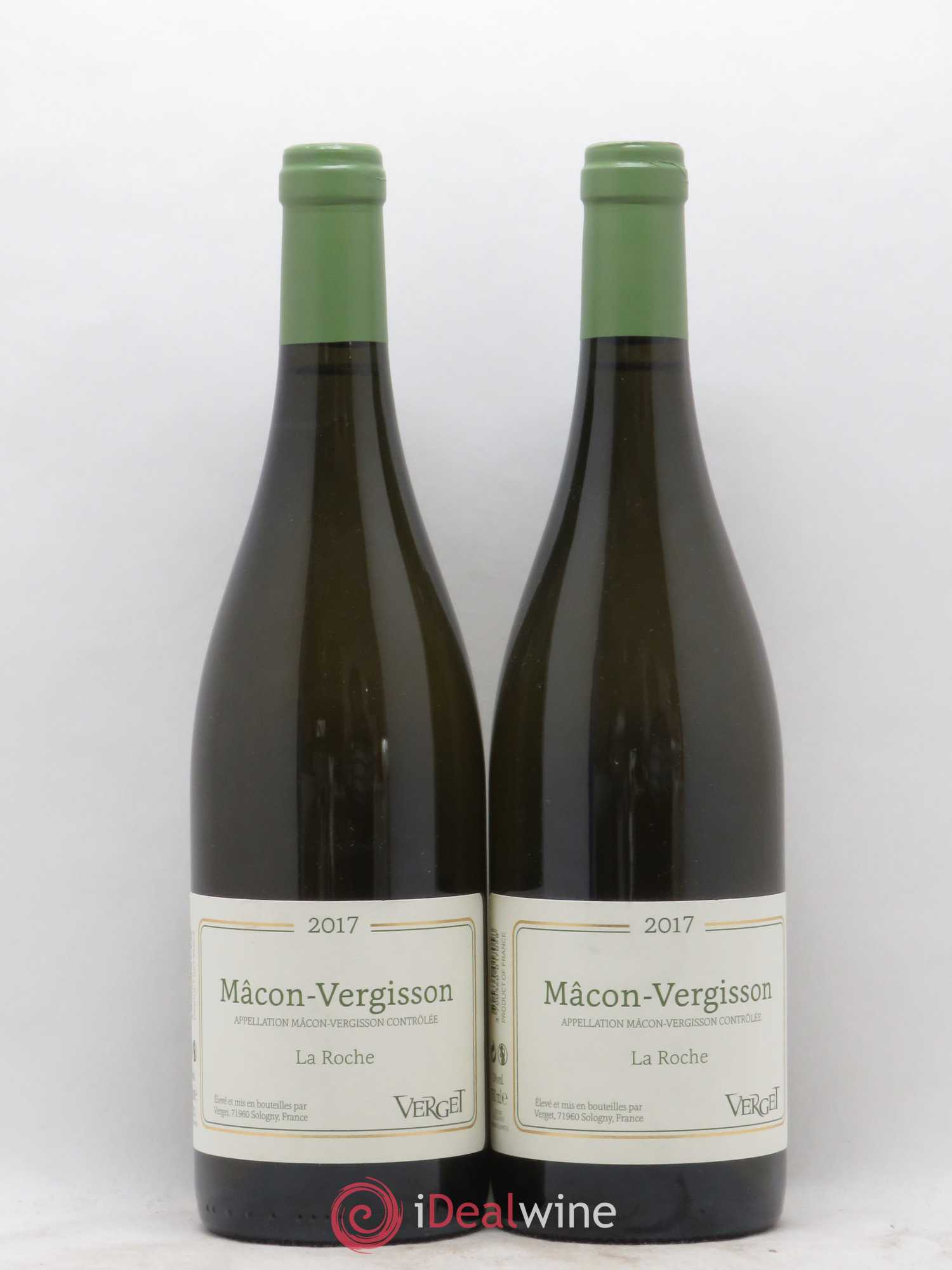 Mâcon-Vergisson La Roche Verget 2017 - Lot de 2 bouteilles - 0