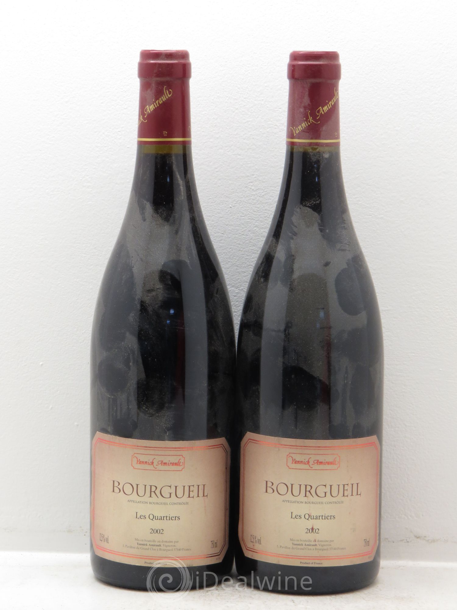 Bourgueil Les Quartiers Yannick Amirault (Domaine) 2006 - Lot de 2 bouteilles - 0