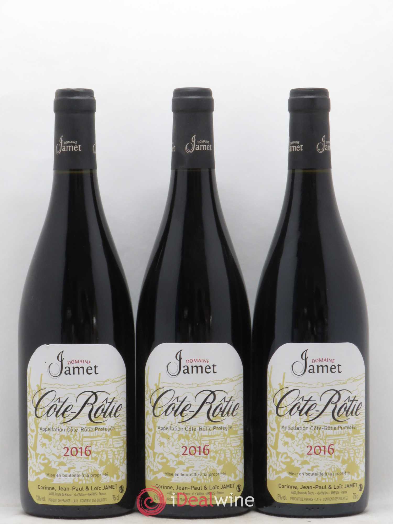 Côte-Rôtie Jamet (Domaine) 2016 - Lot de 3 bouteilles - 0