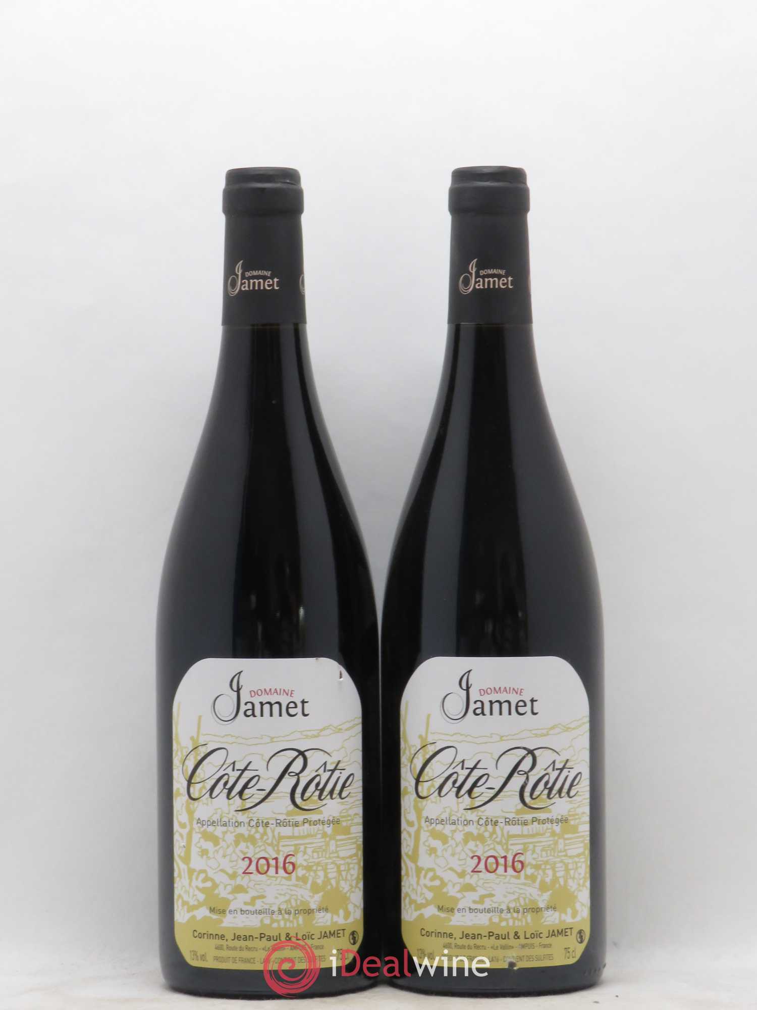 Côte-Rôtie Jamet (Domaine) 2016 - Lot de 2 bouteilles - 0