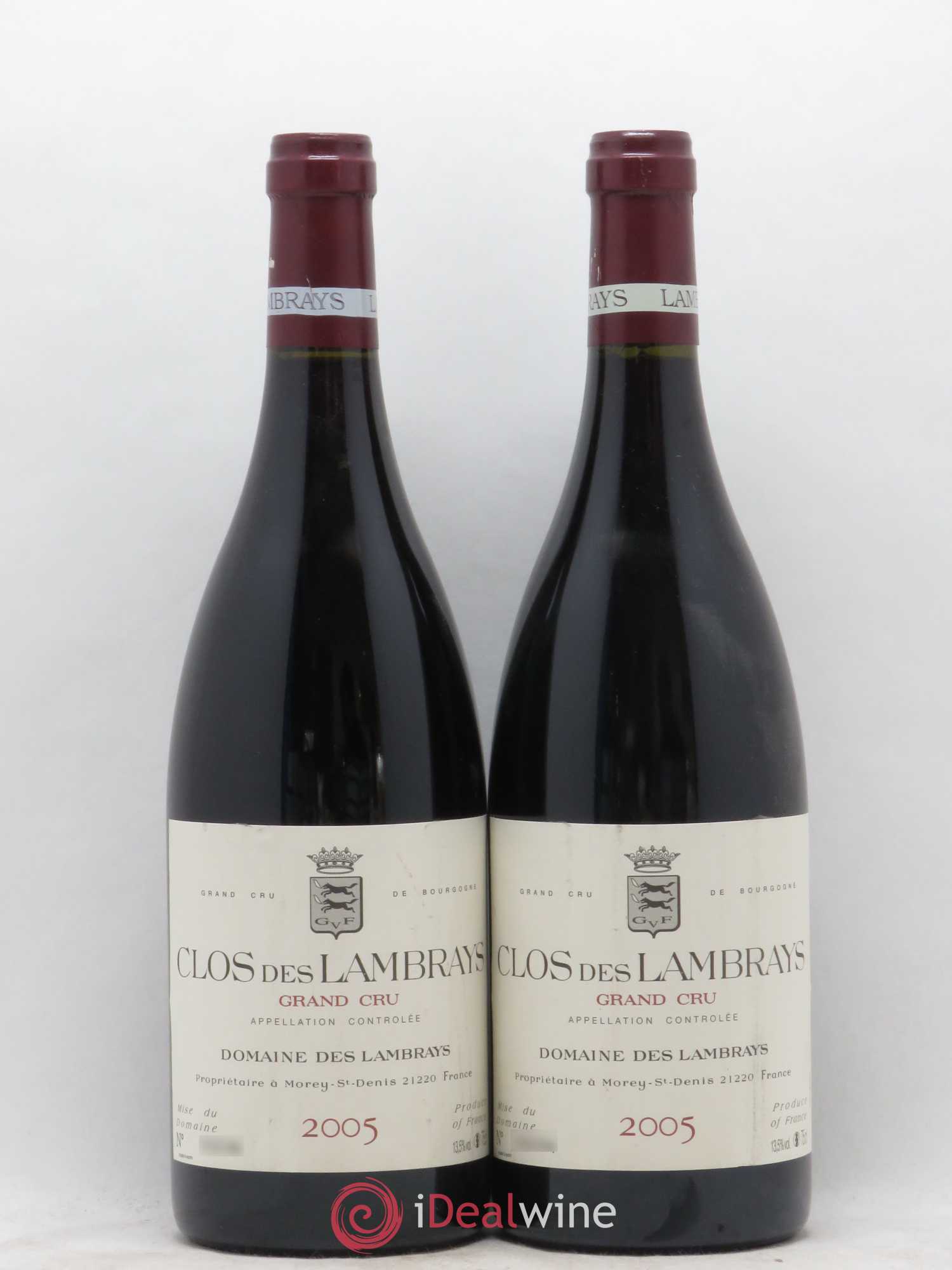 Clos des Lambrays Grand Cru Domaine des Lambrays 2005 - Lot de 2 bouteilles - 0