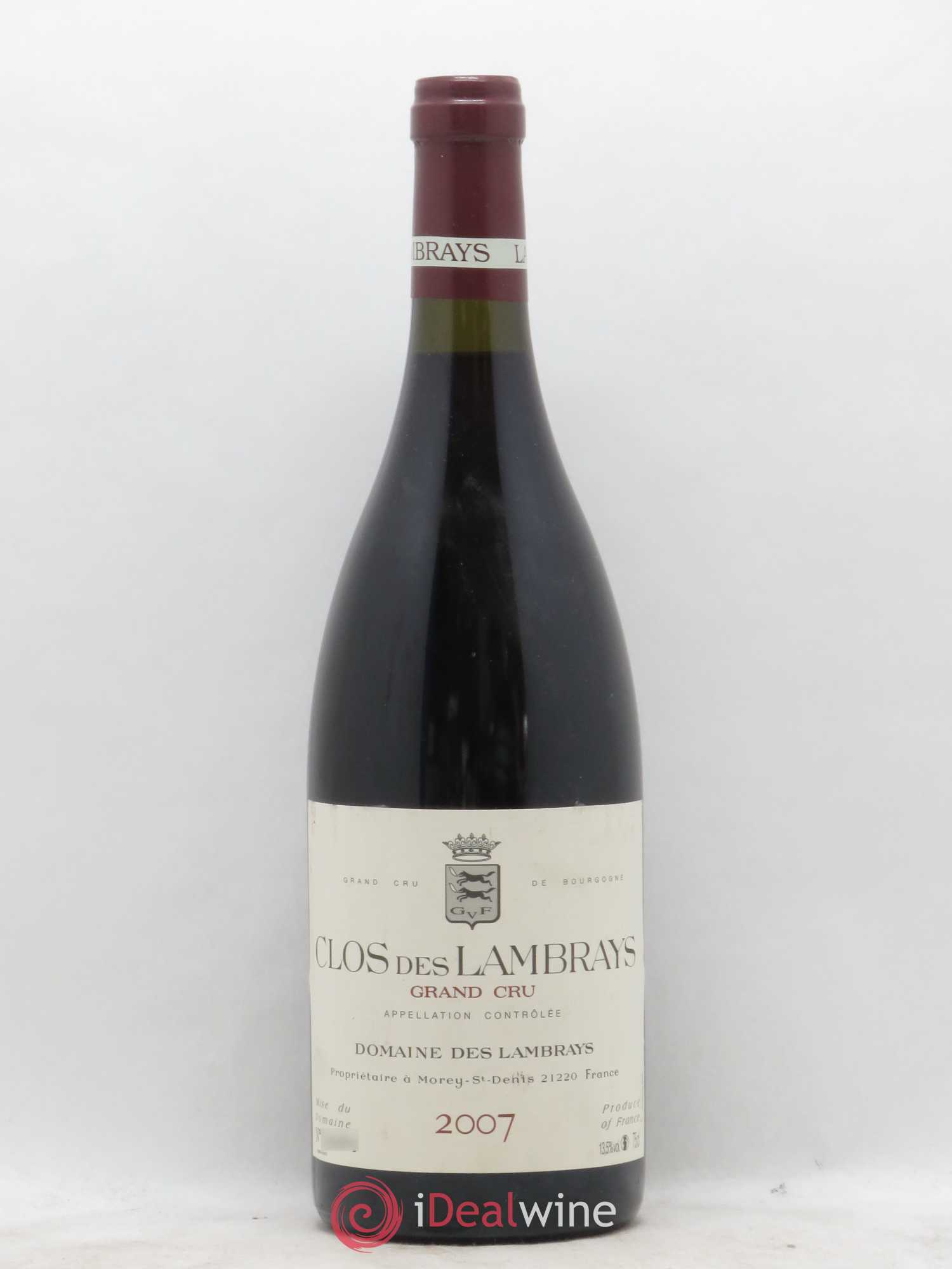 Clos des Lambrays Grand Cru Domaine des Lambrays 2007 - Lotto di 1 bottiglia - 0