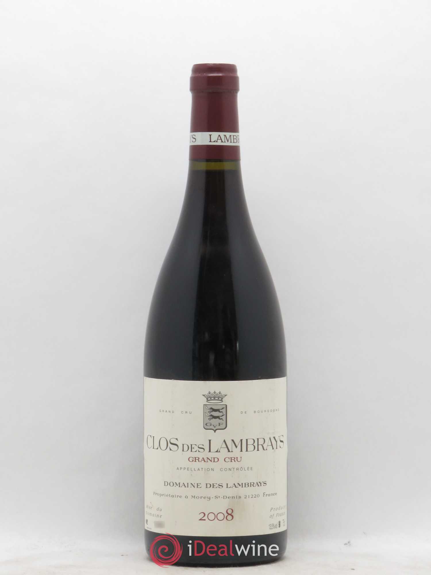 Clos des Lambrays Grand Cru Domaine des Lambrays 2008 - Lot de 1 bouteille - 0
