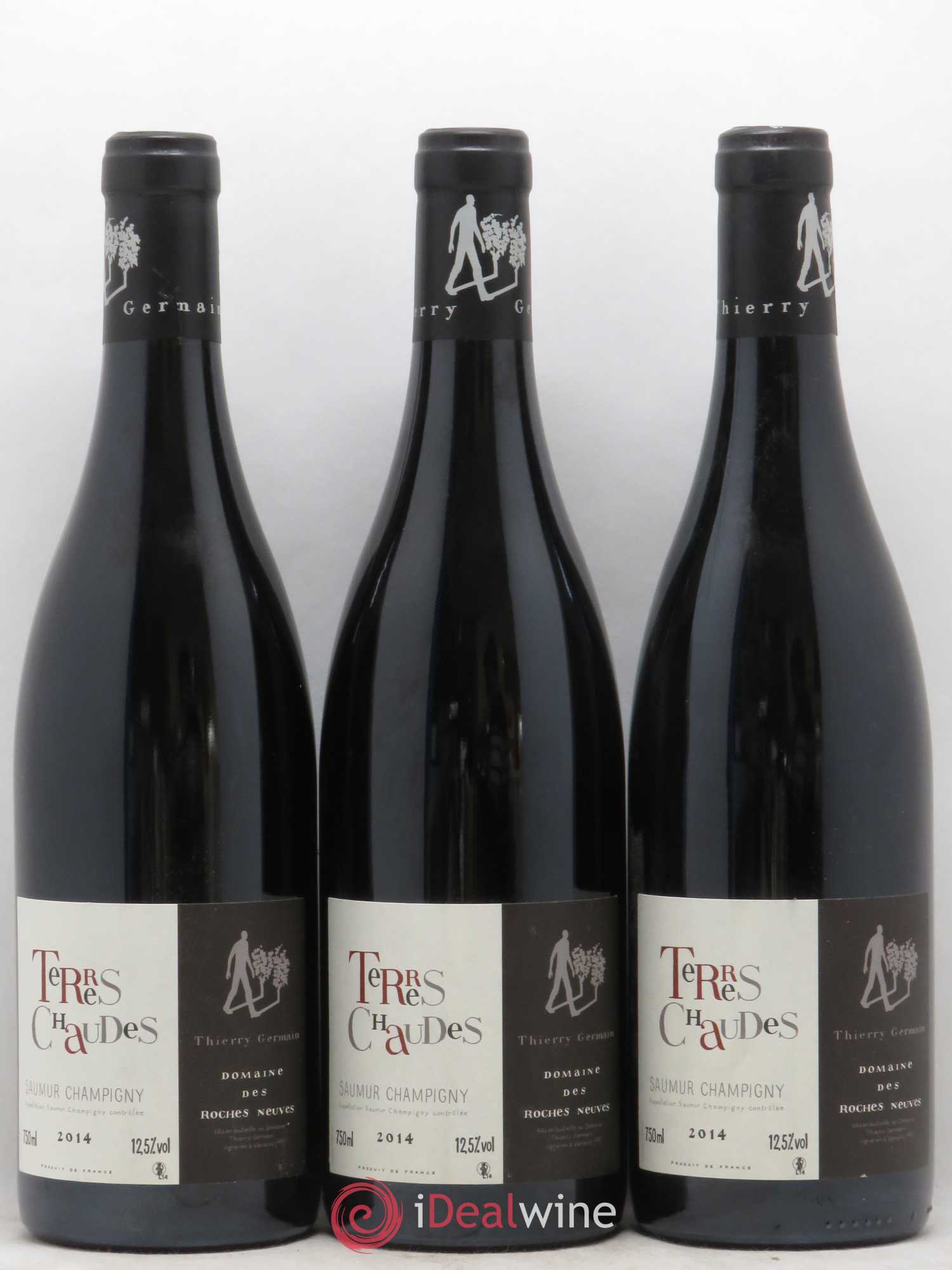 Saumur-Champigny Terres Chaudes Domaine des Roches Neuves - Thierry Germain 2014 - Lot de 3 bouteilles - 0