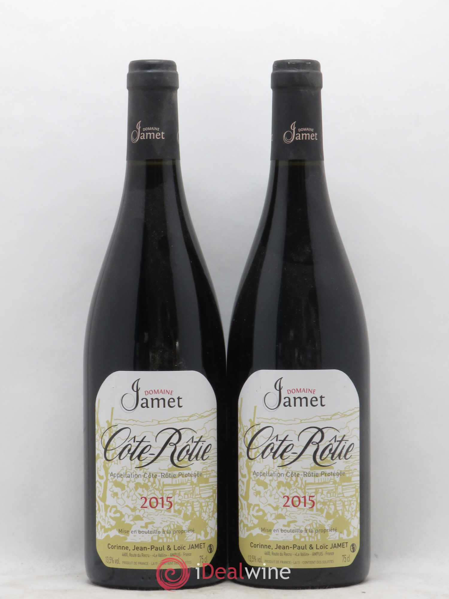 Côte-Rôtie Jamet (Domaine) 2015 - Lot de 2 bouteilles - 0