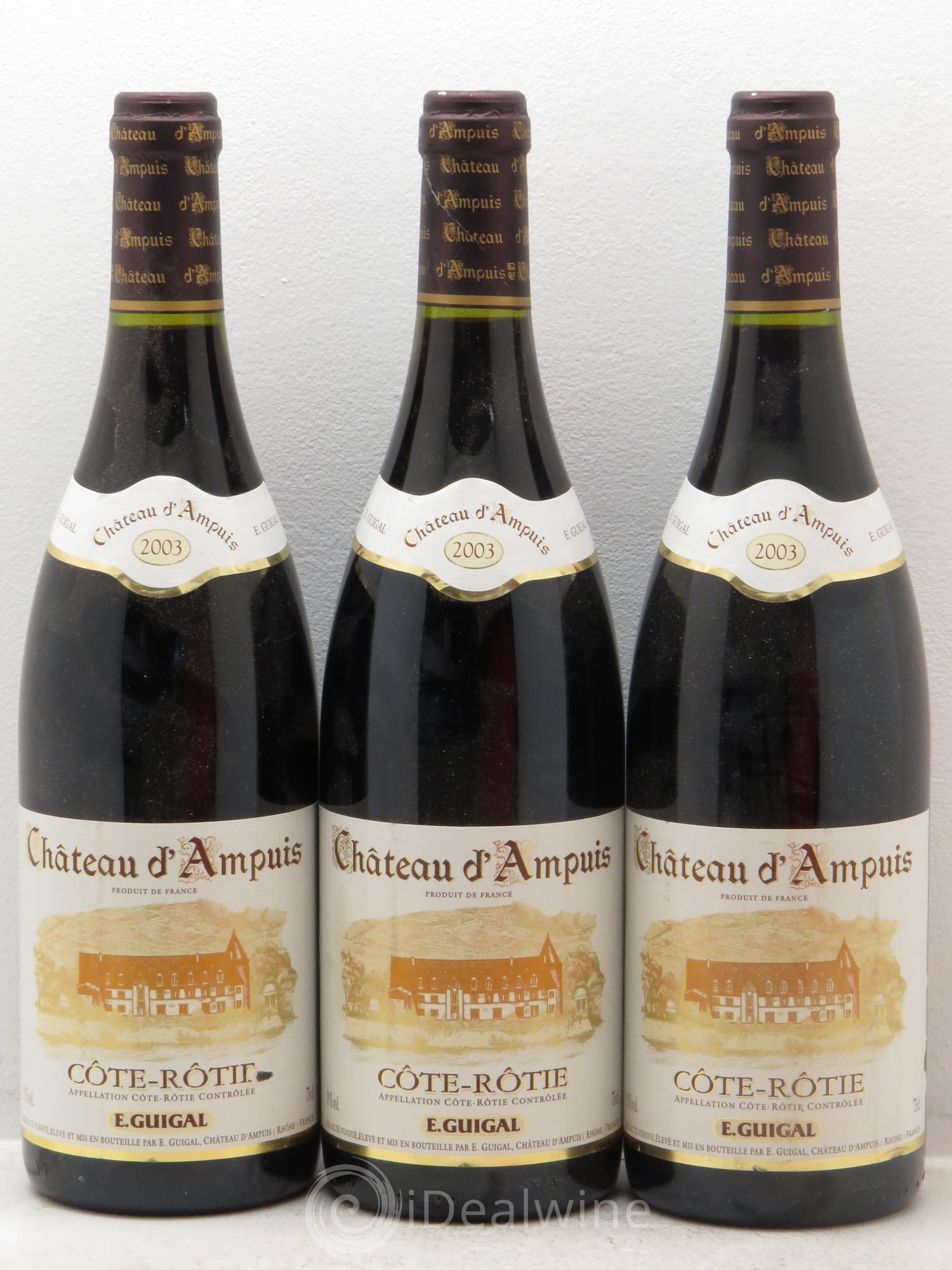 Côte-Rôtie Château d'Ampuis Guigal 2003 - Lot de 3 bouteilles - 0