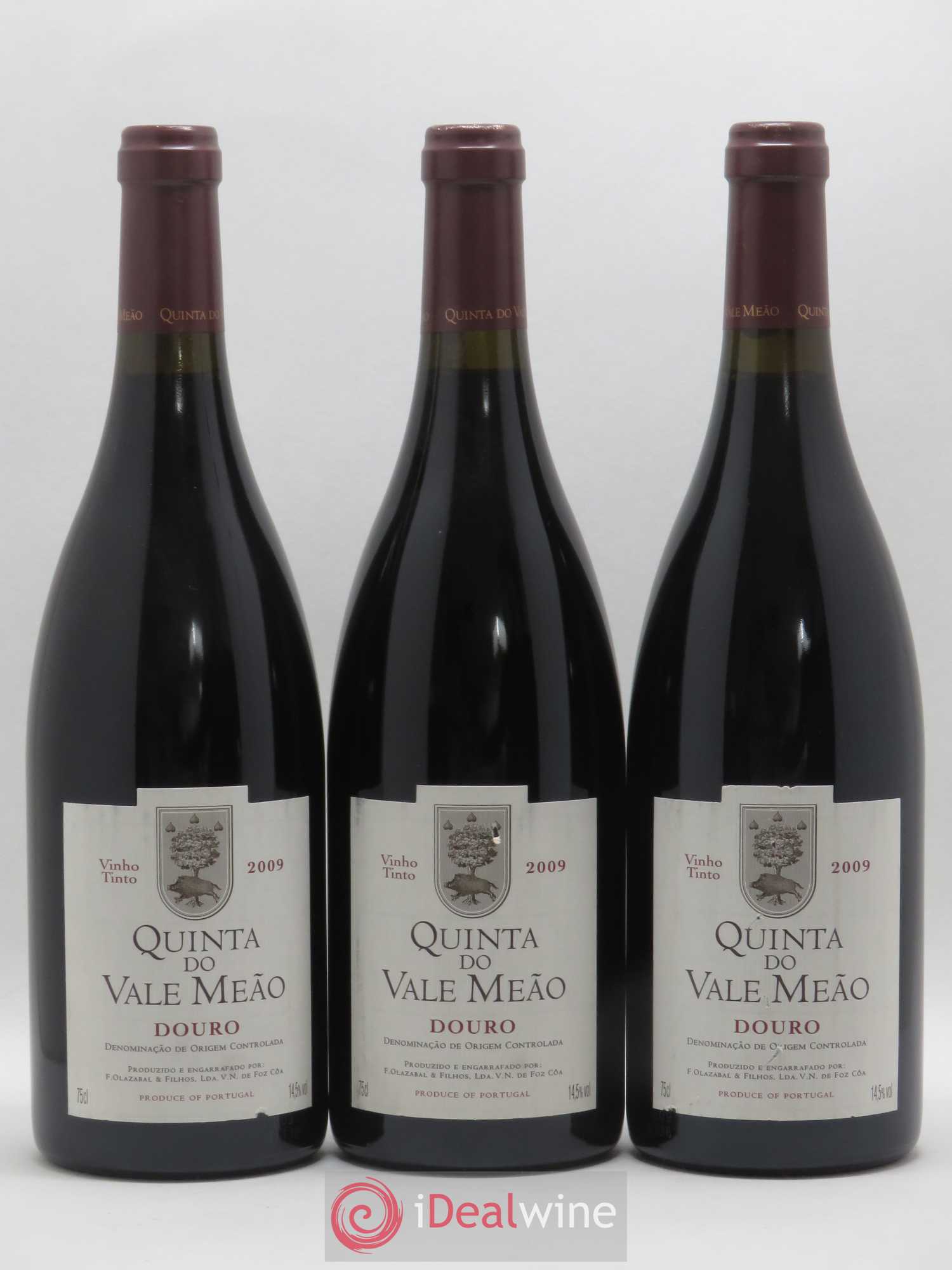 Portugal Quinta do Vale Meao Douro Doc Olazabal et Filhos 2009 - Posten von 3 Flaschen - 0