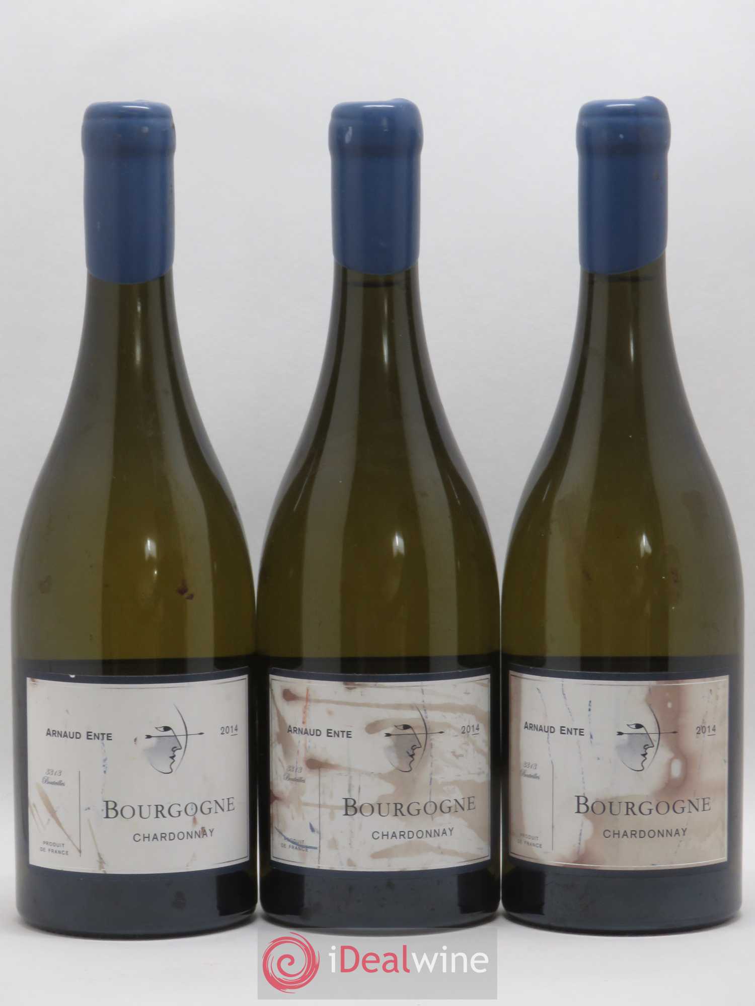 Bourgogne Chardonnay Arnaud Ente 2014 - Lot de 3 bouteilles - 0