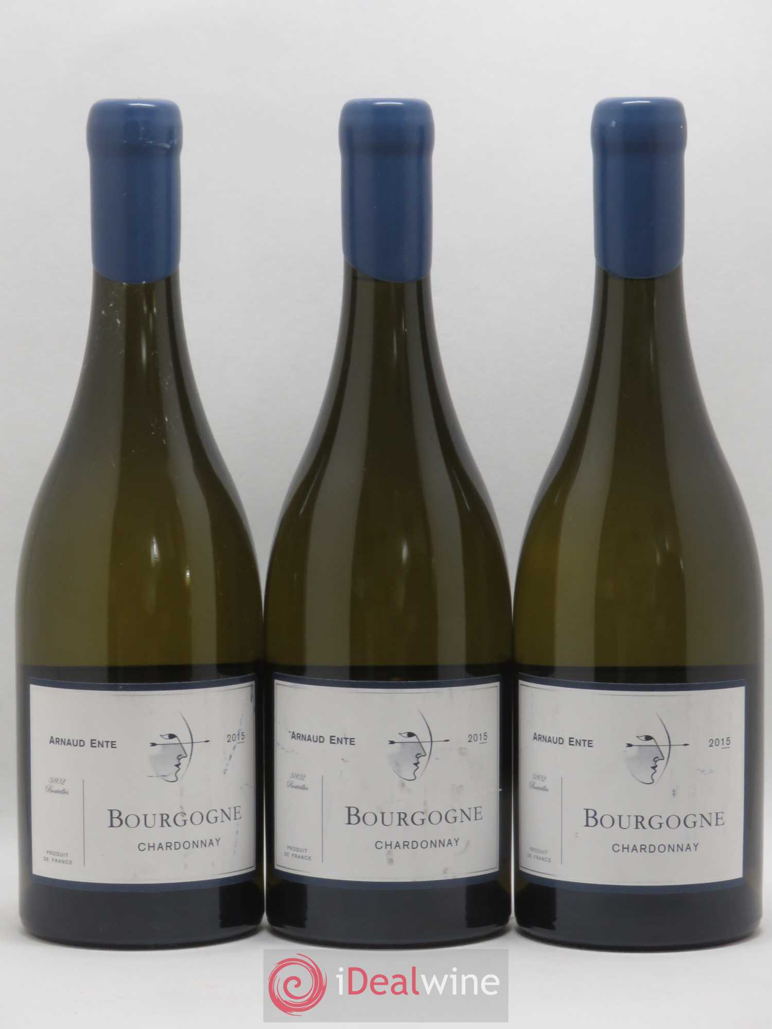 Bourgogne Chardonnay Arnaud Ente 2015 - Lot de 3 bouteilles - 0