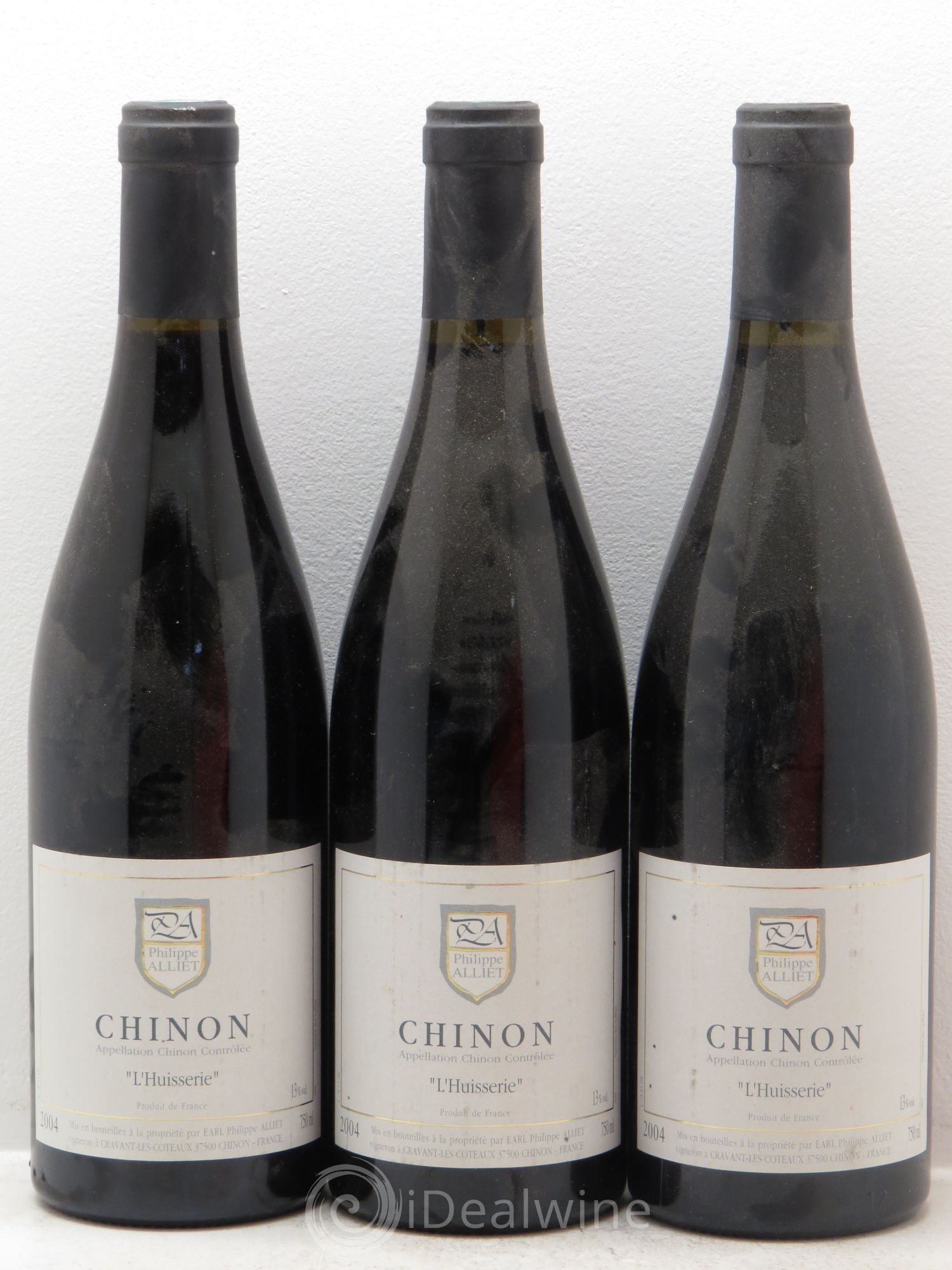 Chinon L'Huisserie Philippe Alliet 2004 - Lot de 3 bouteilles - 0