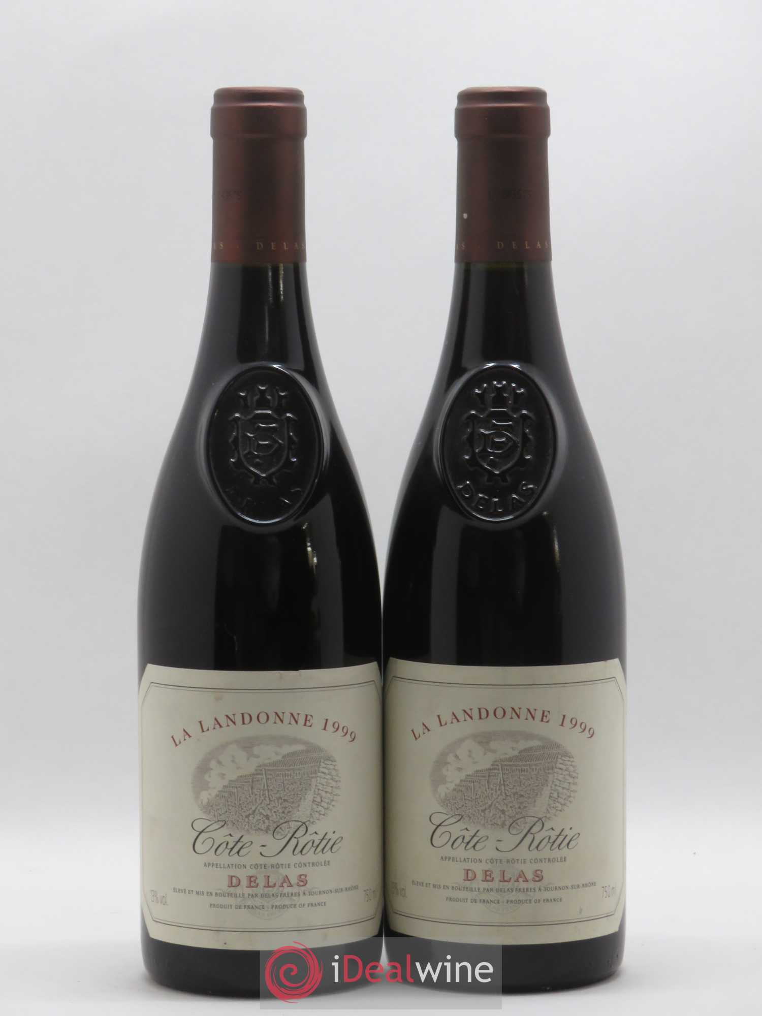 Côte-Rôtie La Landonne Delas Frères 1999 - Lot de 2 bouteilles - 0