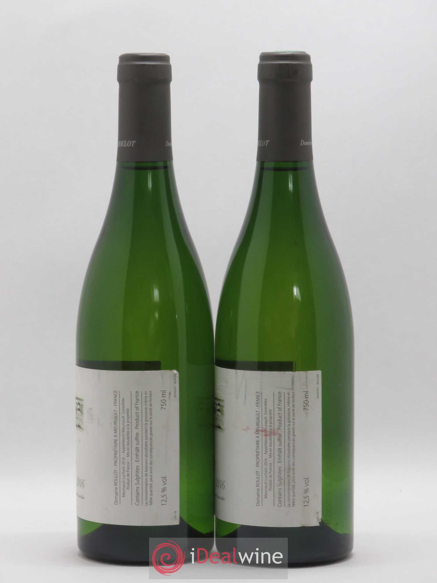 Meursault Luchets Roulot (Domaine) 2016 - Lot de 2 bouteilles - 1