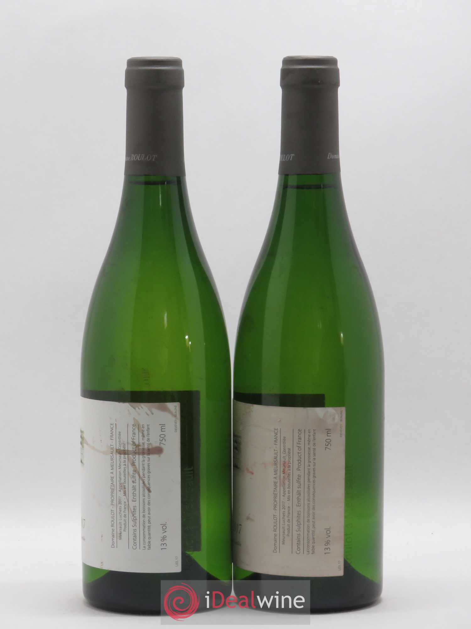Meursault Luchets Roulot (Domaine) 2017 - Lot de 2 bouteilles - 1