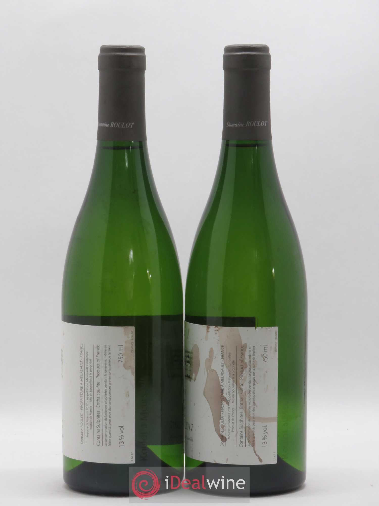 Meursault Les Vireuils Roulot (Domaine) 2017 - Lot de 2 bouteilles - 1