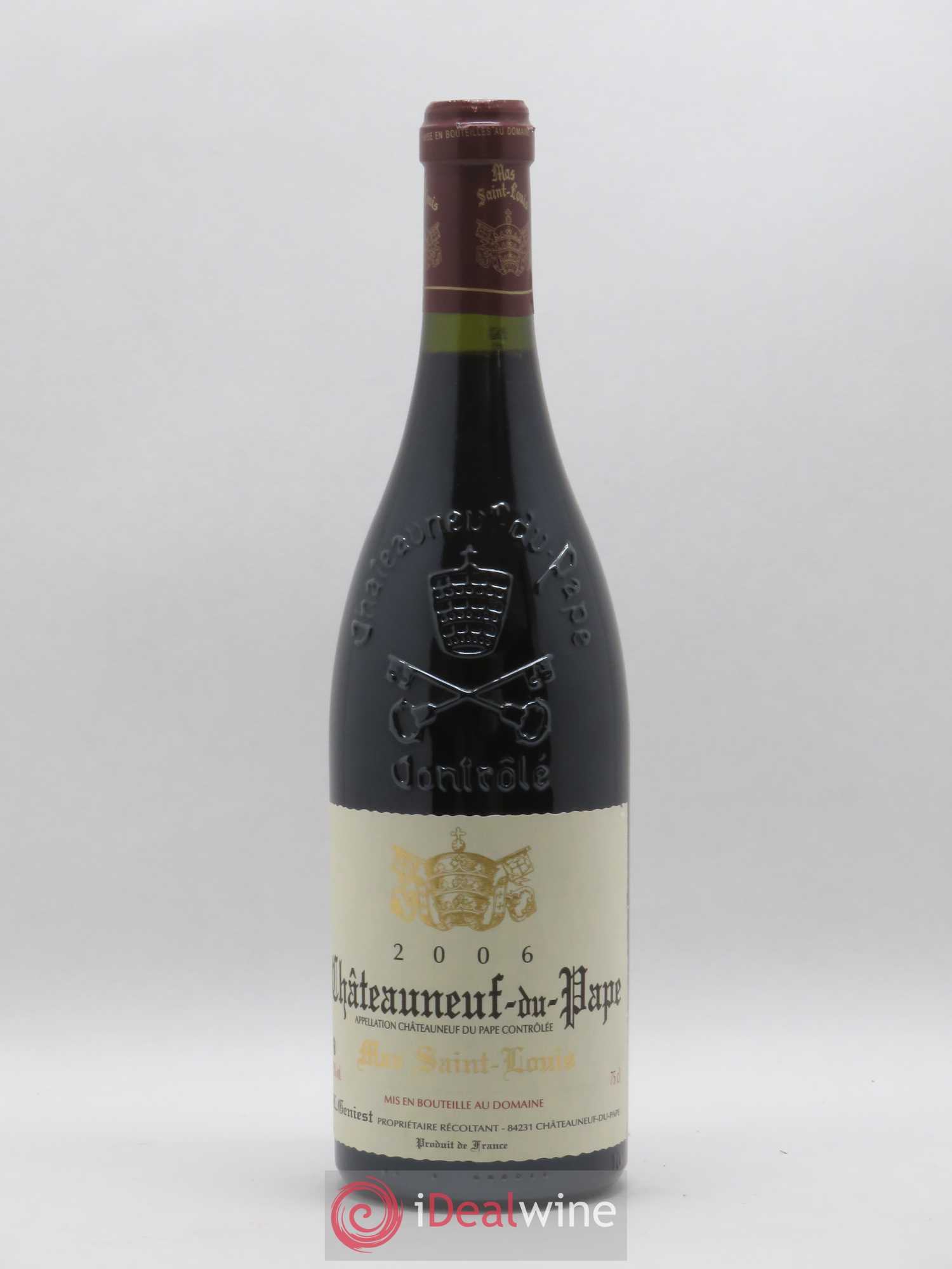 Châteauneuf-du-Pape Mas Saint-Louis 2006 - Lot de 1 bouteille - 0