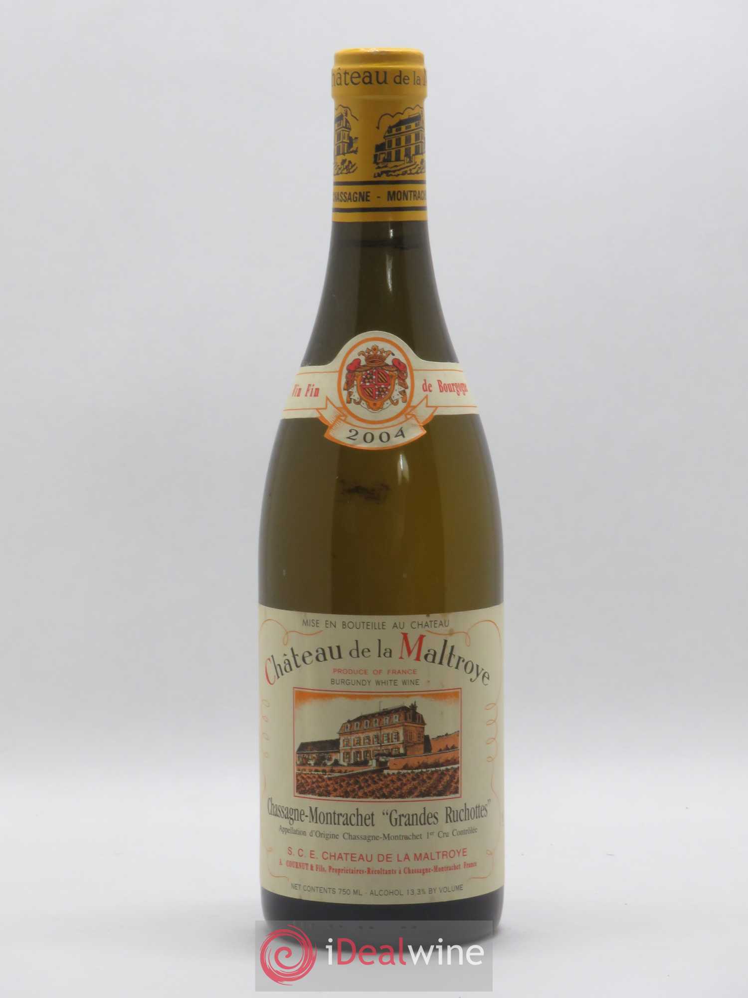 Chassagne-Montrachet 1er Cru Grandes Ruchottes Château de la Maltroye 2004 - Lot de 1 bouteille - 0