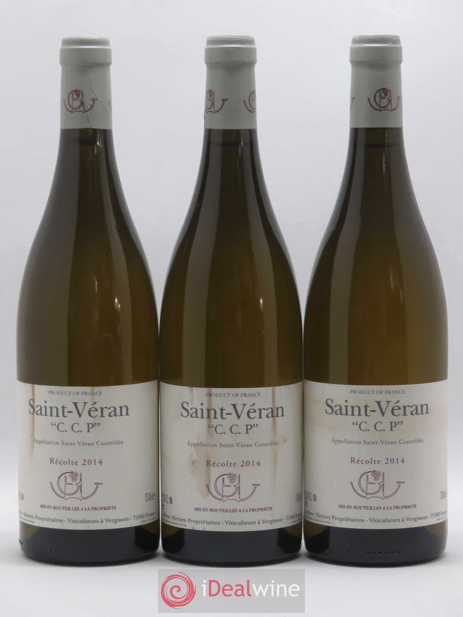 Saint-Véran C.C.P Guffens-Heynen 2014 - Lot de 3 bouteilles - 0
