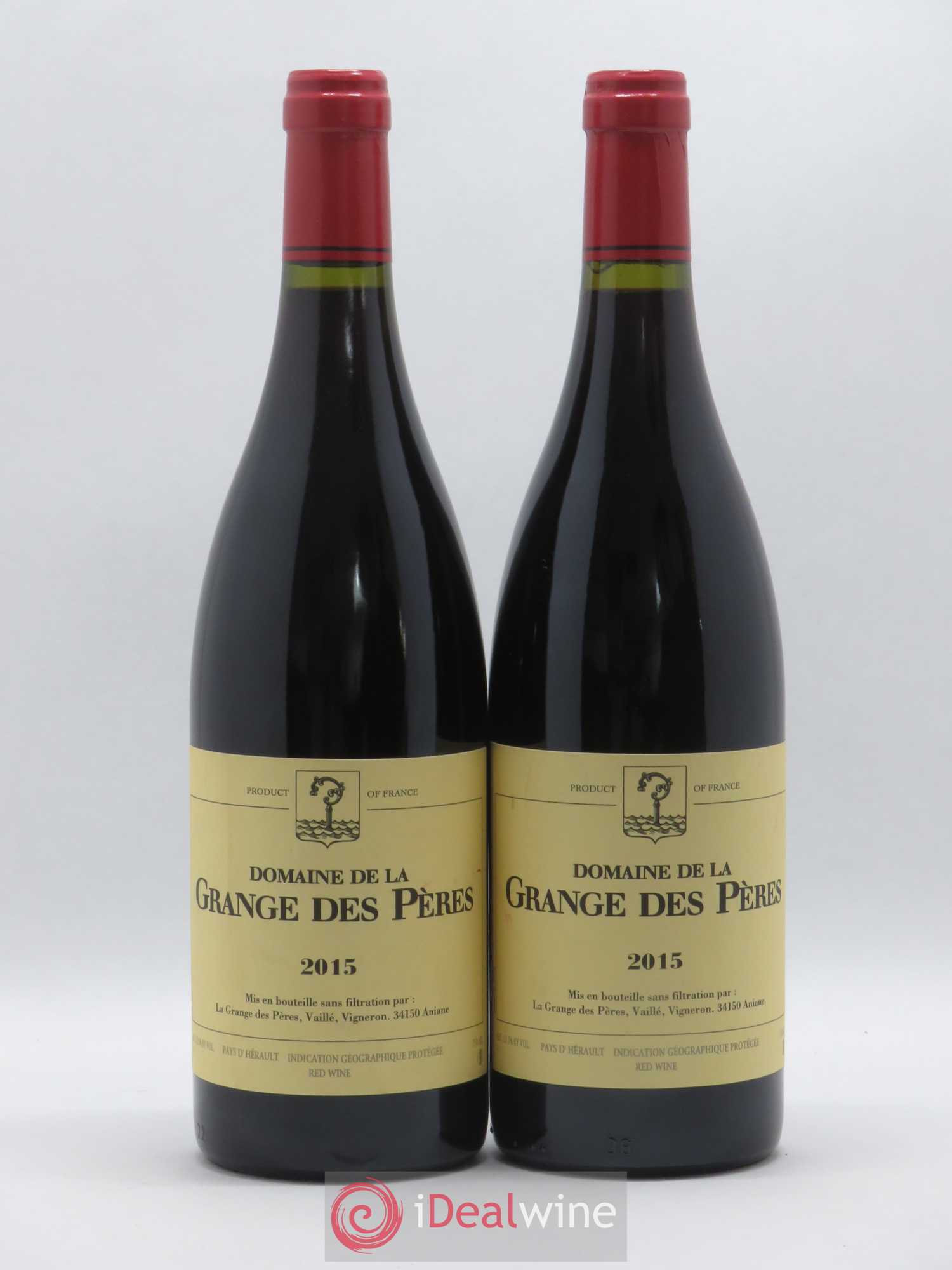 Pays d'Hérault Grange des Pères Laurent Vaillé 2015 - Lot de 2 bouteilles - 0