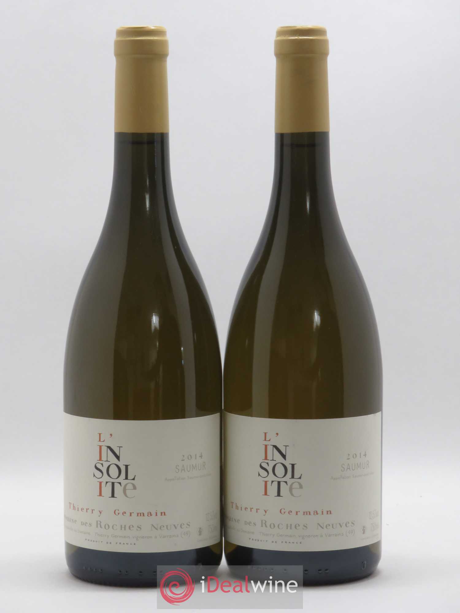 Saumur Insolite Domaine des Roches Neuves - Thierry Germain 2014 - Lot de 2 bouteilles - 0