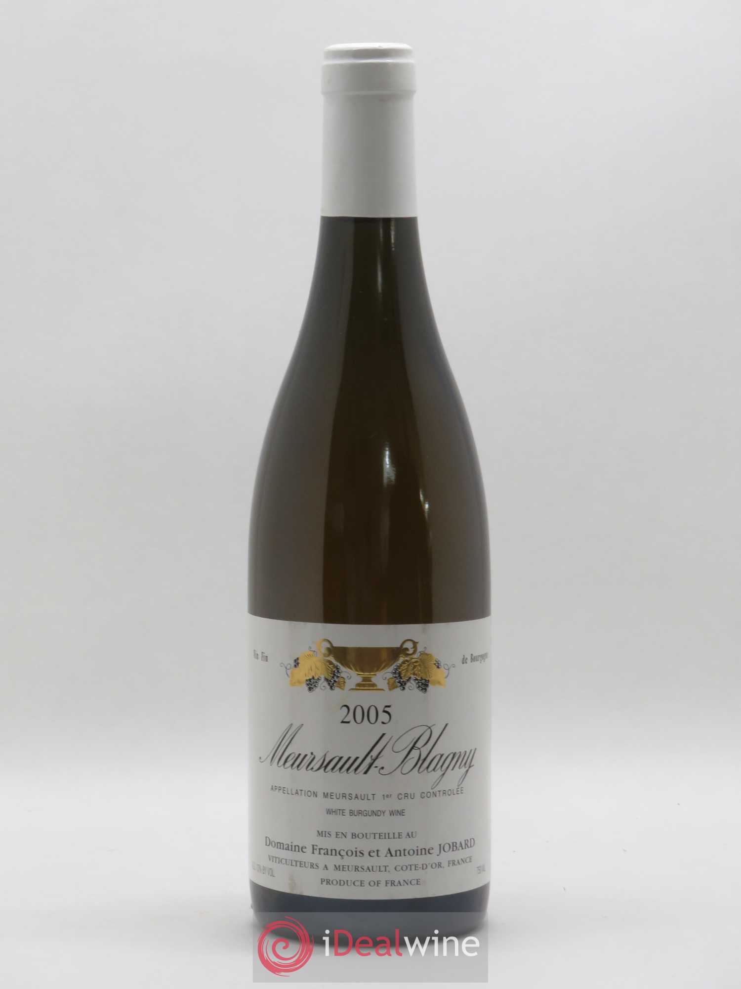Meursault 1er Cru Blagny François et Antoine Jobard (Domaine) 2005 - Lot de 1 bouteille - 0