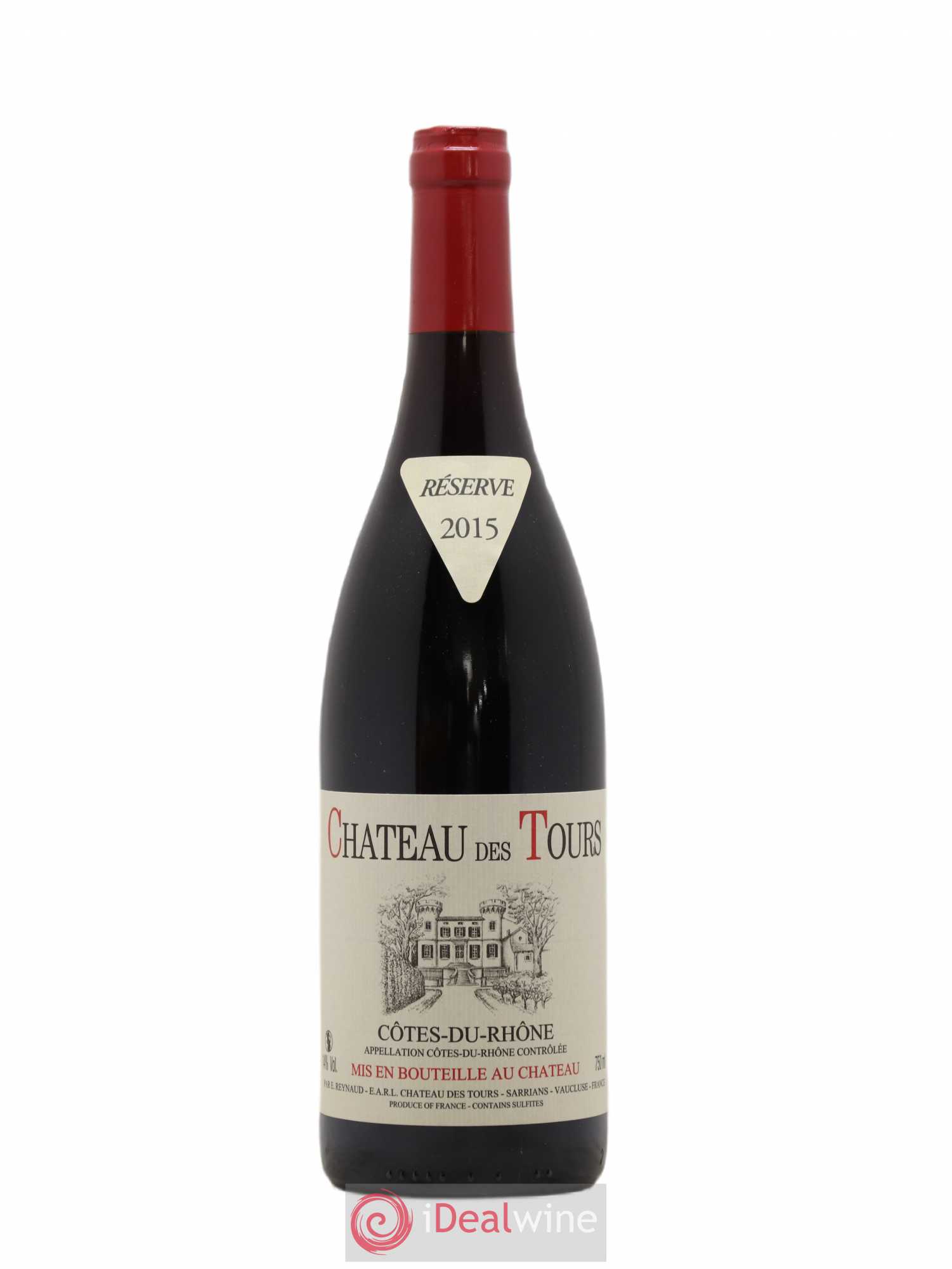 Côtes-du-Rhône Château des Tours Emmanuel Reynaud 2015 - Lot de 1 bouteille - 0