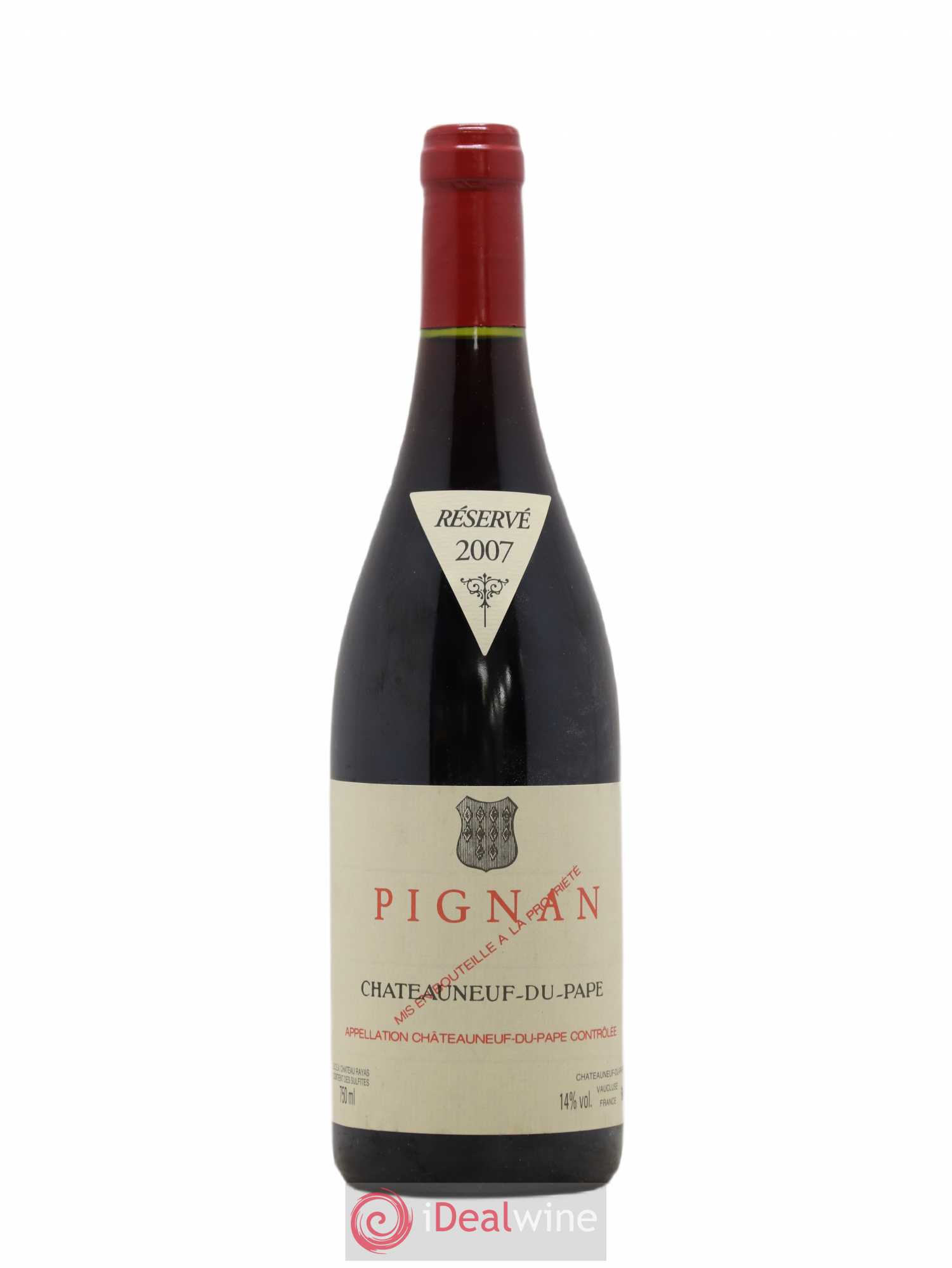 Châteauneuf-du-Pape Pignan Emmanuel Reynaud 2007 - Lot de 1 bouteille - 0