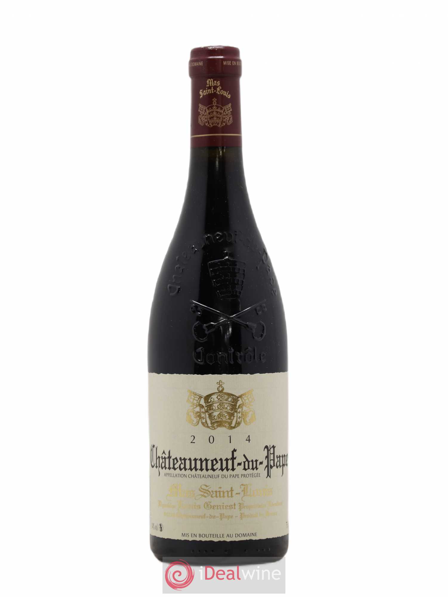 Châteauneuf-du-Pape Tradition Mas Saint-Louis 2014 - Lot de 1 bouteille - 0