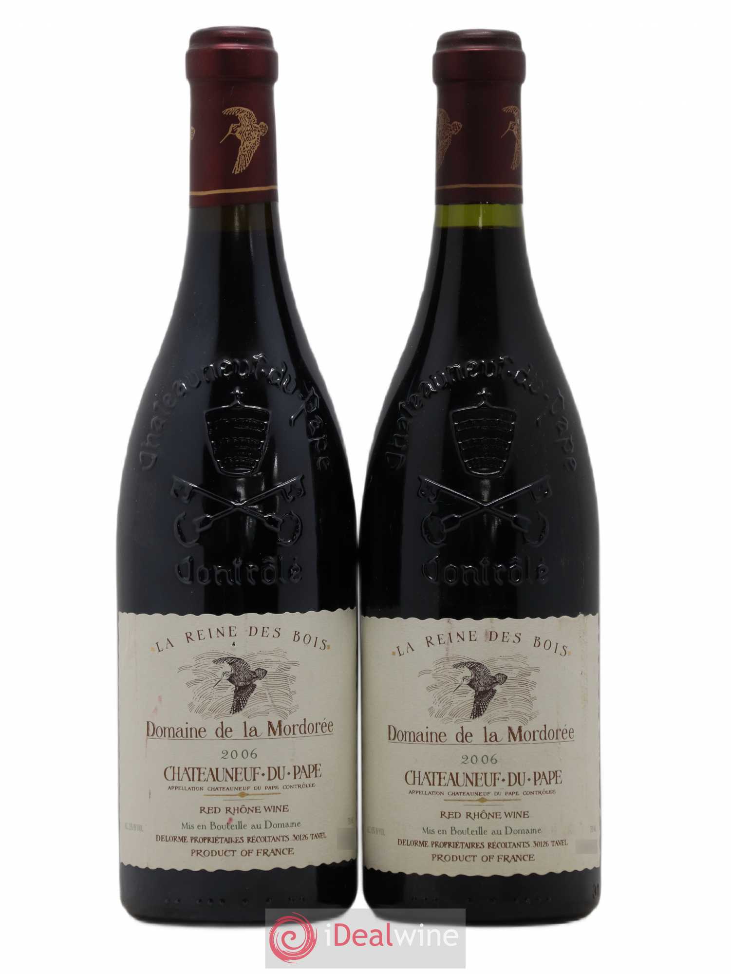 Châteauneuf-du-Pape Cuvée de la Reine des Bois La Mordorée (Domaine de) 2006 - Lot de 2 bouteilles - 0