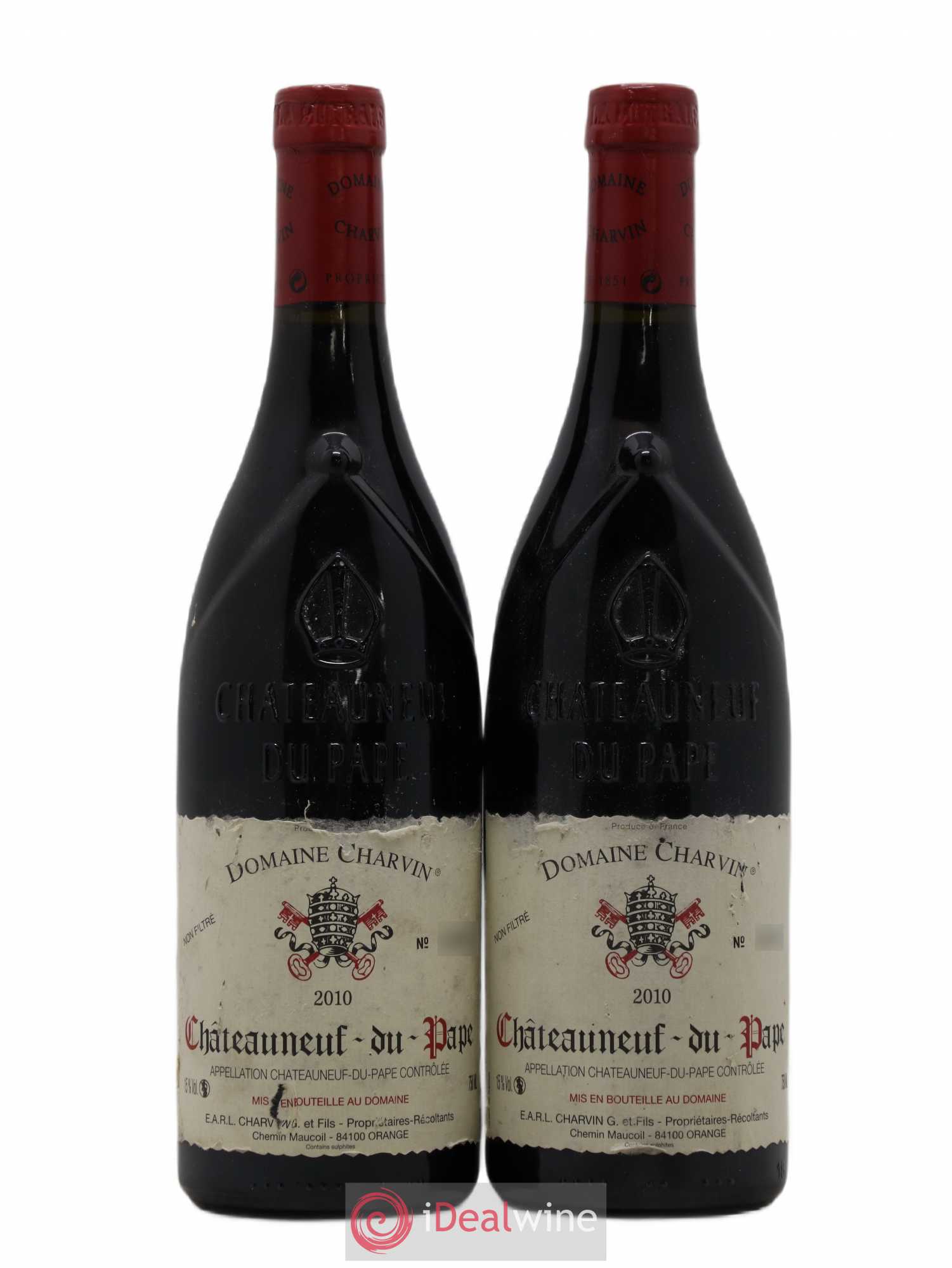 Châteauneuf-du-Pape Charvin (Domaine) 2010 - Lot de 2 bouteilles - 0