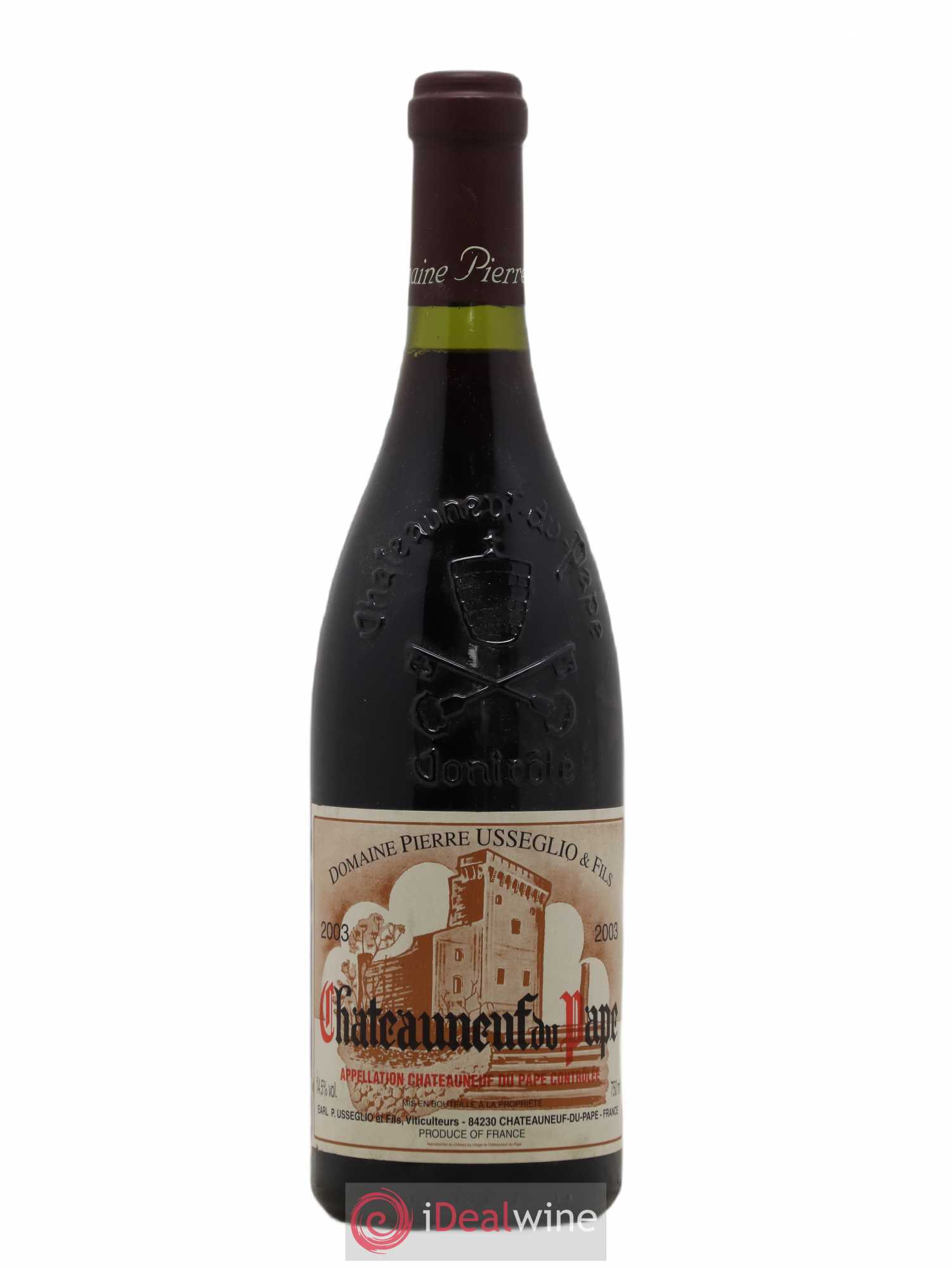 Châteauneuf-du-Pape Tradition Pierre Usseglio & Fils 2003 - Posten von 1 Flasche - 0