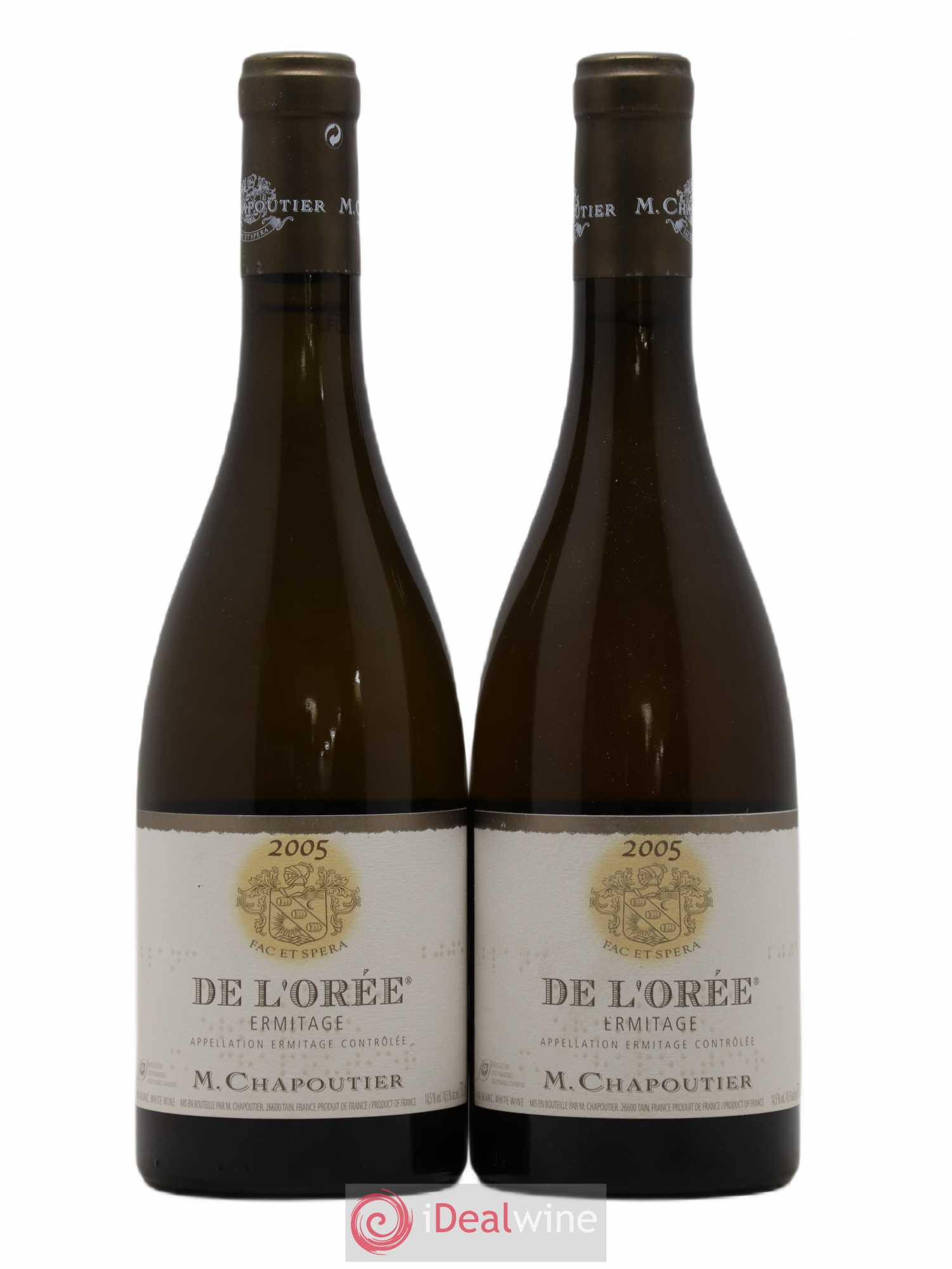 Hermitage Ermitage de l'Orée Chapoutier 2005 - Lot de 2 bouteilles - 0