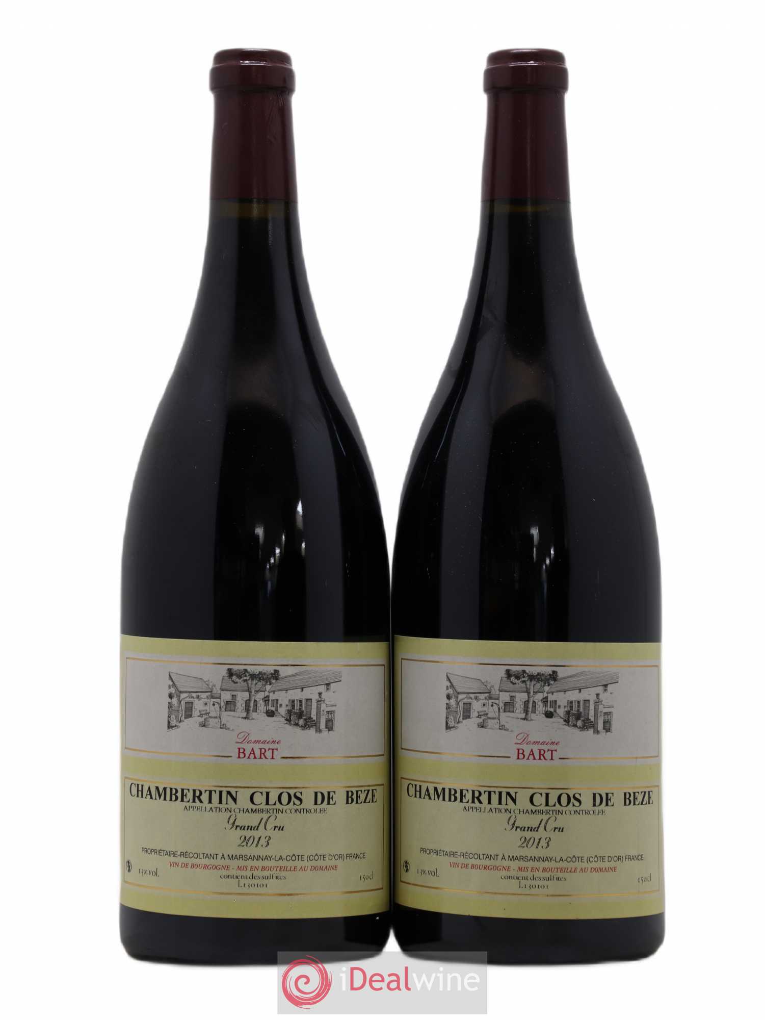 Chambertin Clos de Bèze Grand Cru Bart (Domaine) 2013 - Lot de 2 magnums - 0
