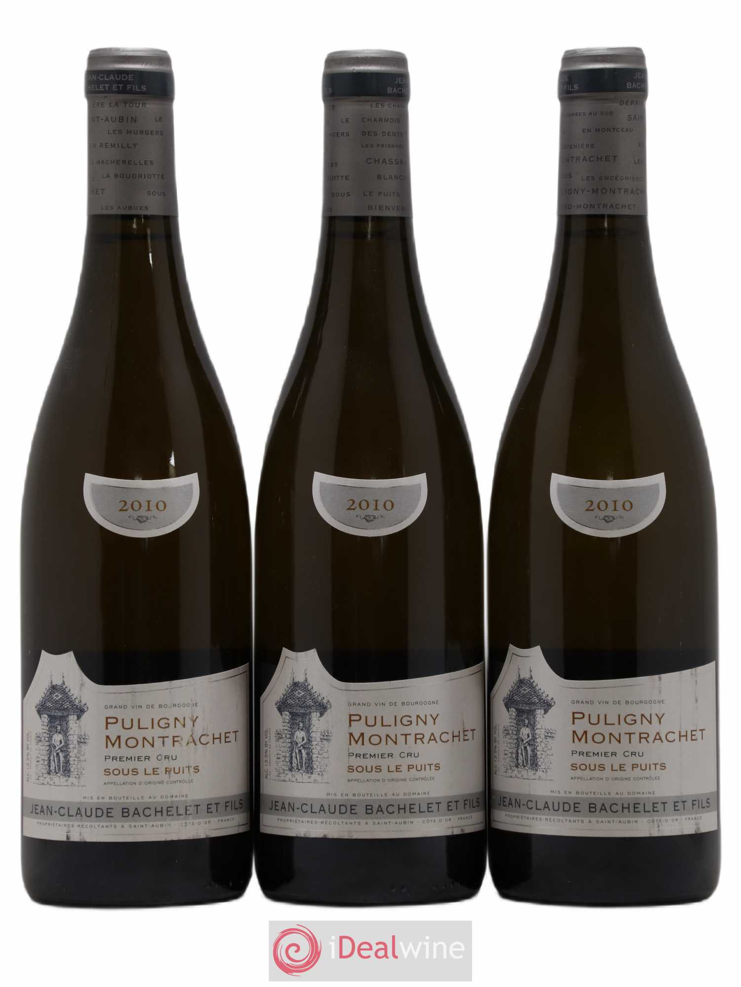 Puligny-Montrachet 1er Cru Sous Le Puit Domaine Jean Claude Bachelet 2010 - Posten von 3 Flaschen - 0