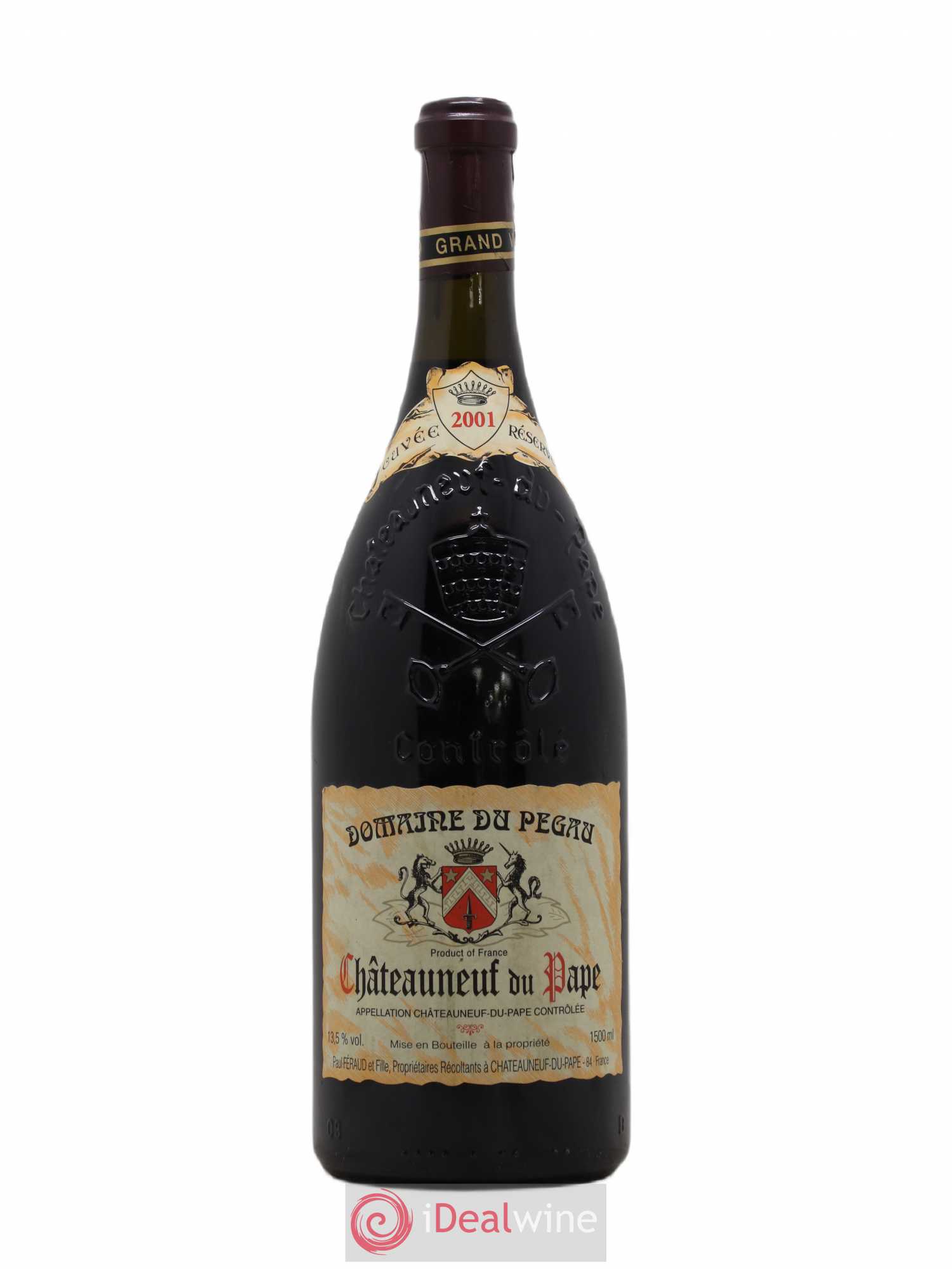 Châteauneuf-du-Pape Domaine du Pégau Cuvée Réservée Paul et Laurence Féraud 2001 - Lot de 1 magnum - 0