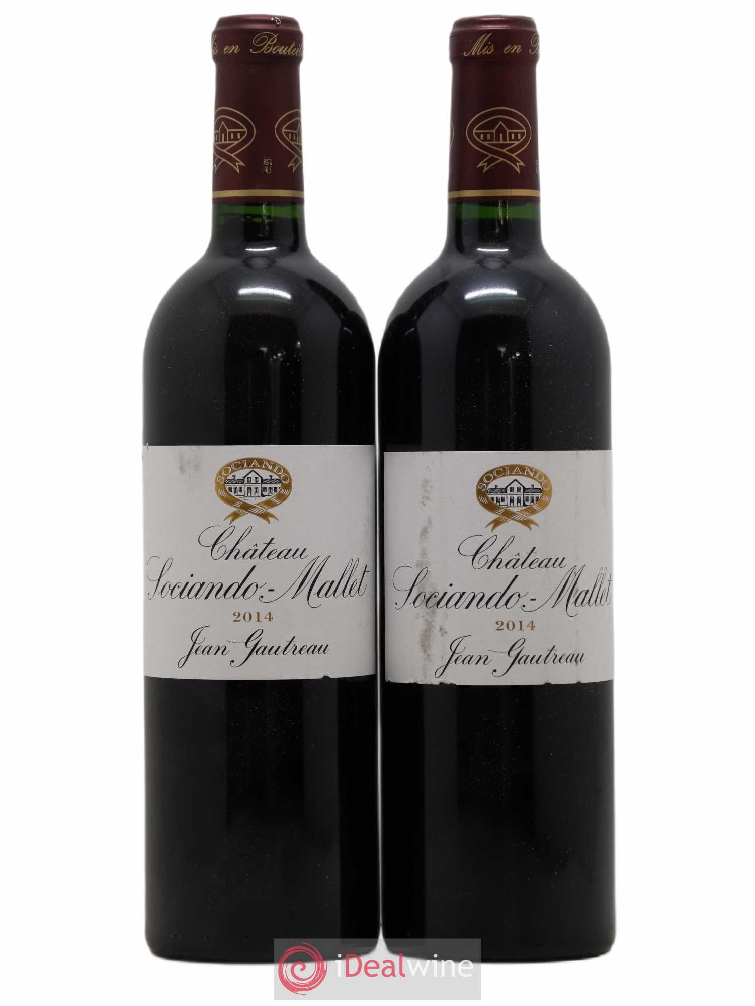 Château Sociando Mallet 2014 - Lot de 2 bouteilles - 0