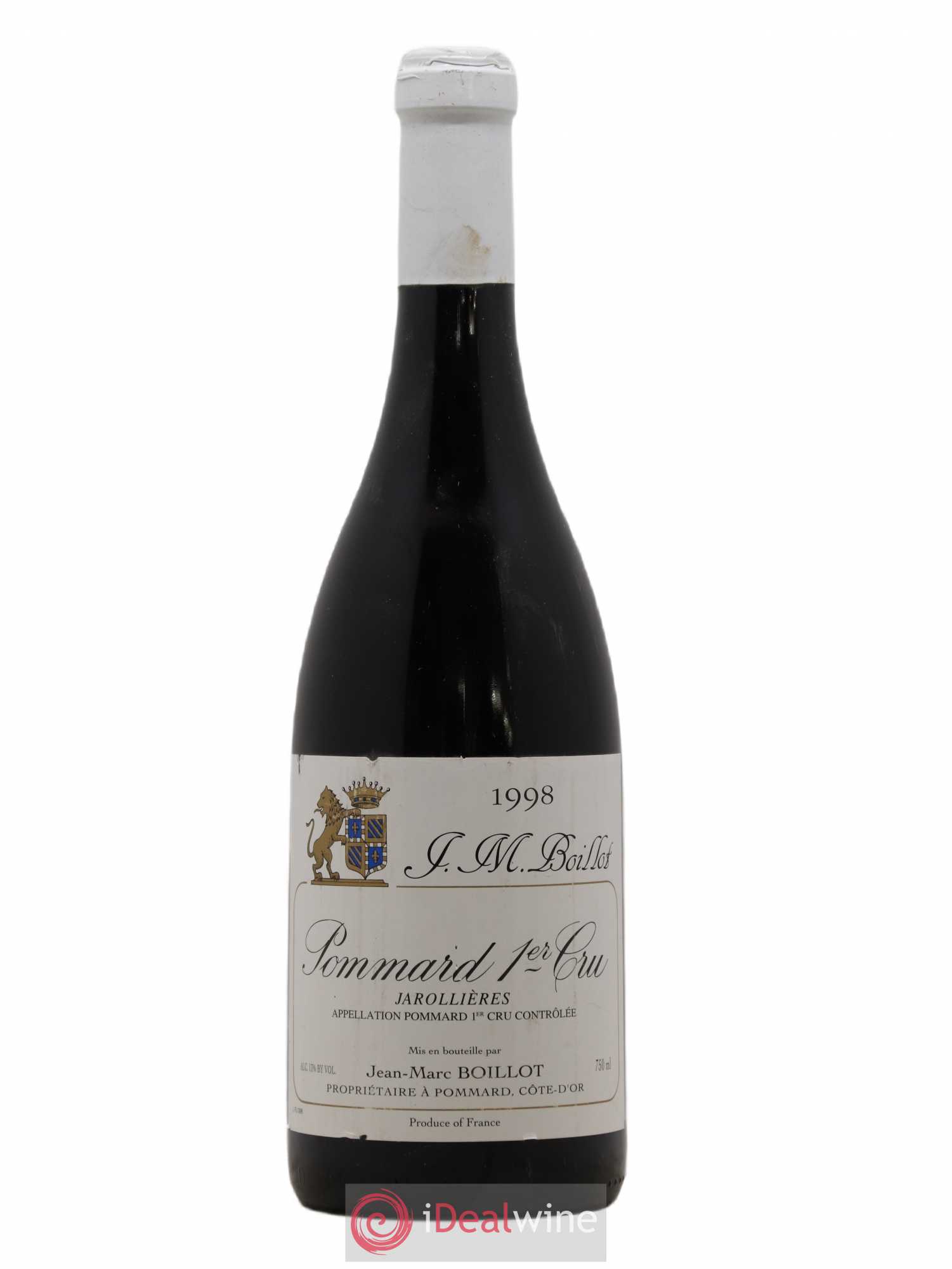 Pommard 1er Cru Jarollières Jean-Marc Boillot 1998 - Lot de 1 bouteille - 0