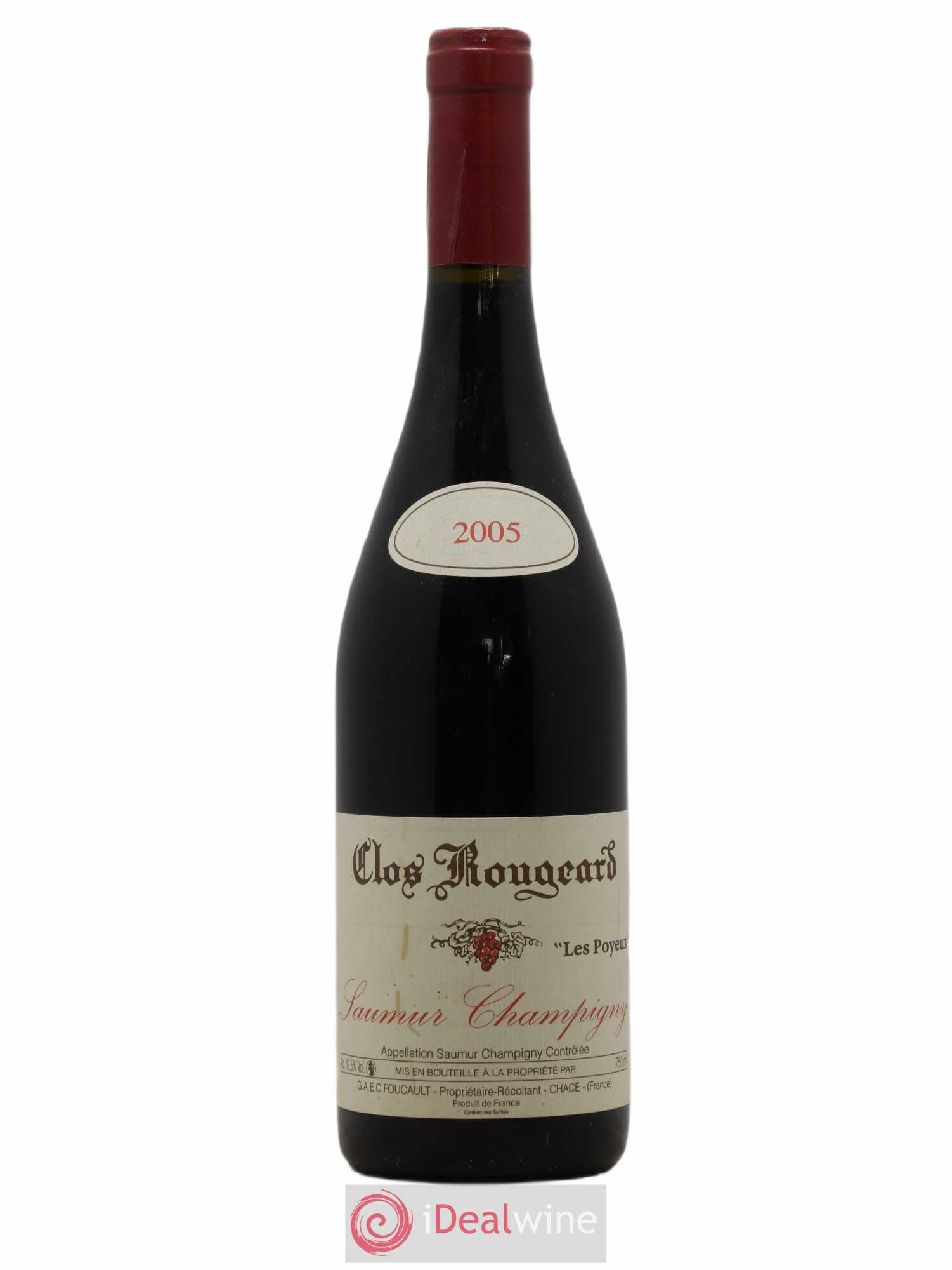 Saumur-Champigny Les Poyeux Clos Rougeard 2005 - Lot de 1 bouteille - 0