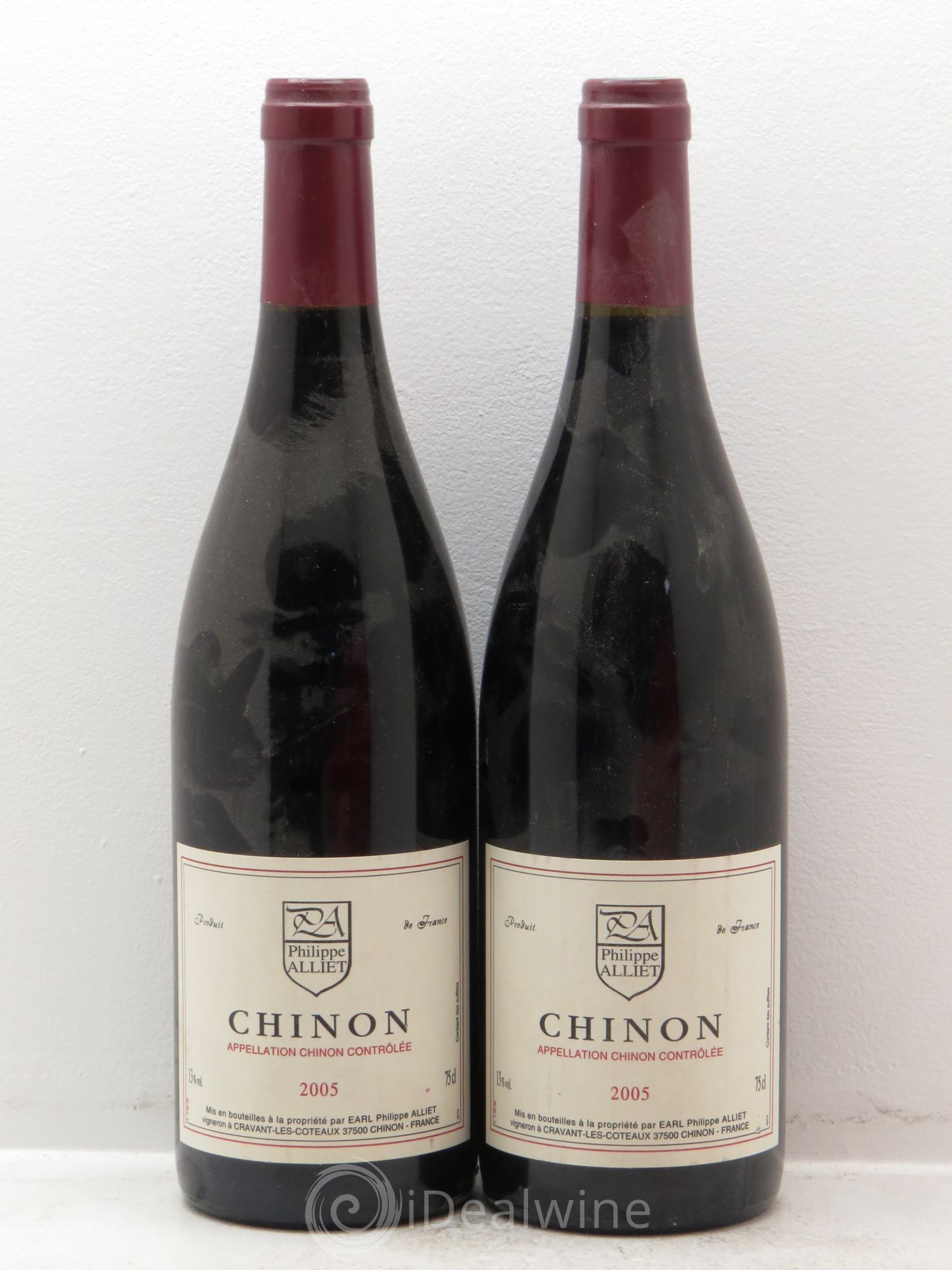 Chinon Philippe Alliet Cuvée générique 2005 - Lot de 2 bouteilles - 0
