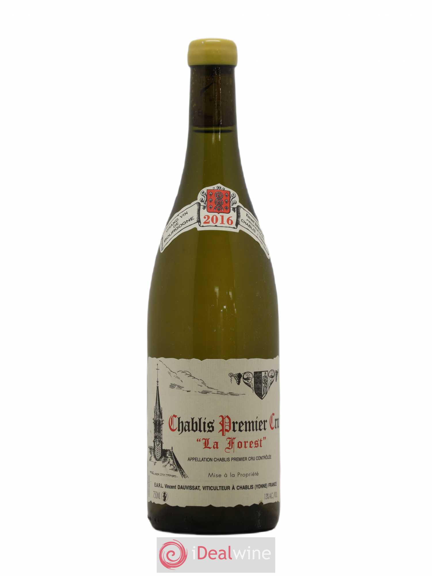 Chablis 1er Cru La Forest Vincent Dauvissat (Domaine) 2016 - Lot de 1 bouteille - 0