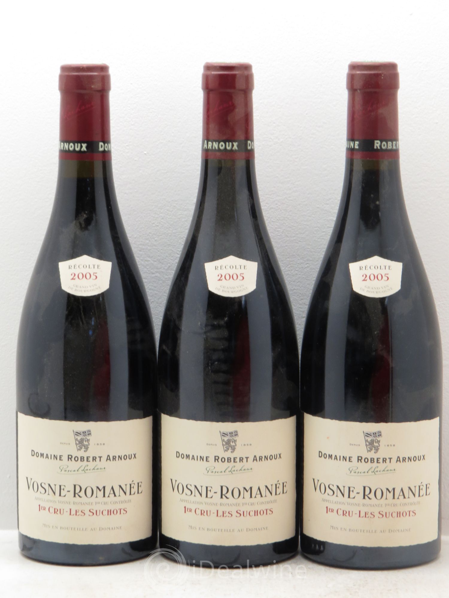 Vosne-Romanée 1er Cru Les Suchots Arnoux-Lachaux (Domaine) 2005 - Lot de 3 bouteilles - 0